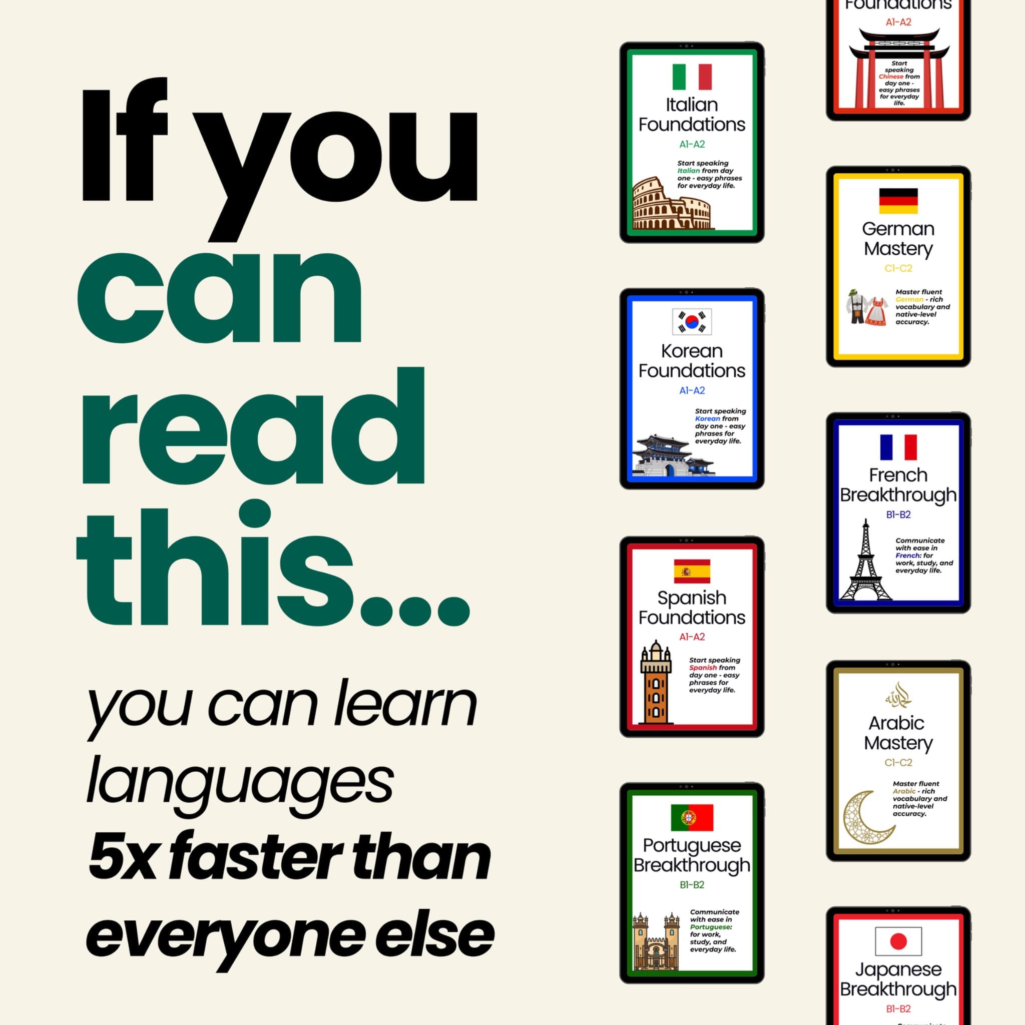 Read2Speak ad creative, July 2026