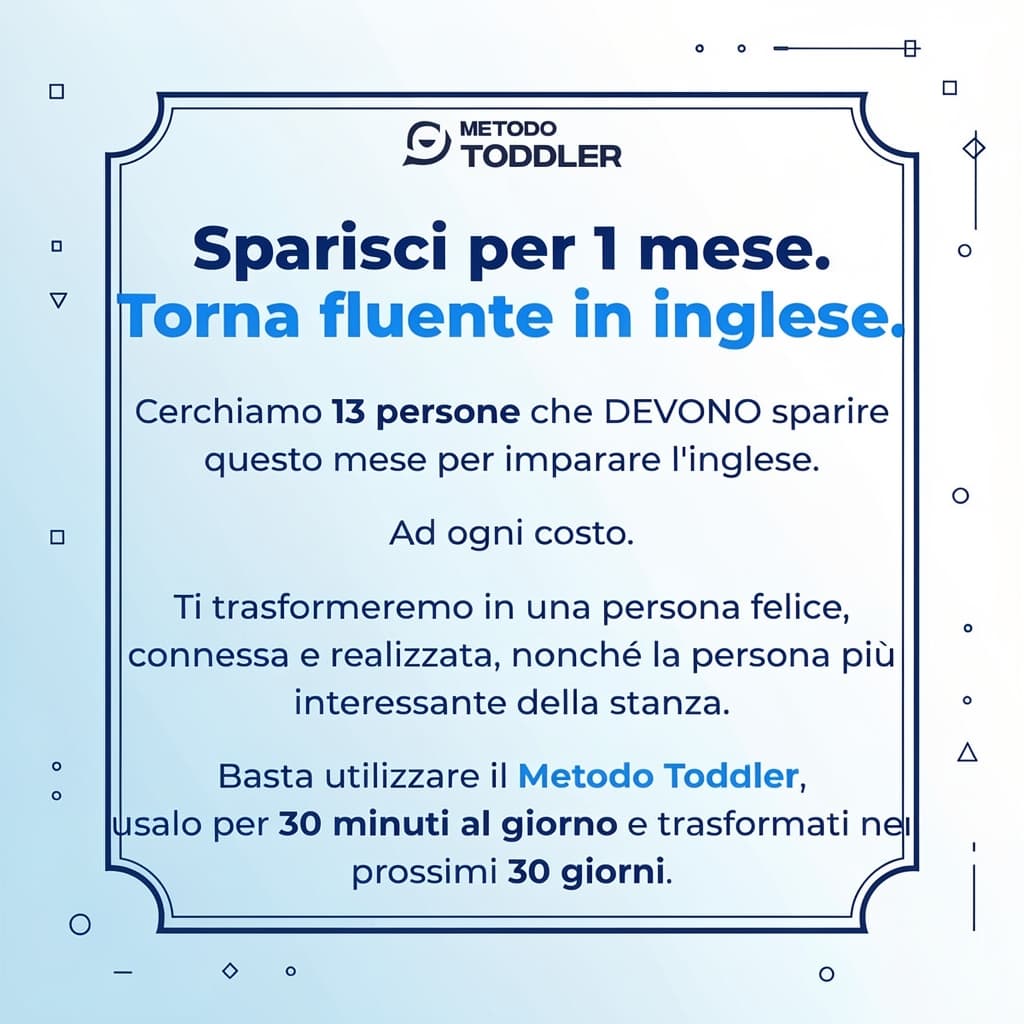 Fabio Maccagnan - Metodo Toddler ad creative, July 2026