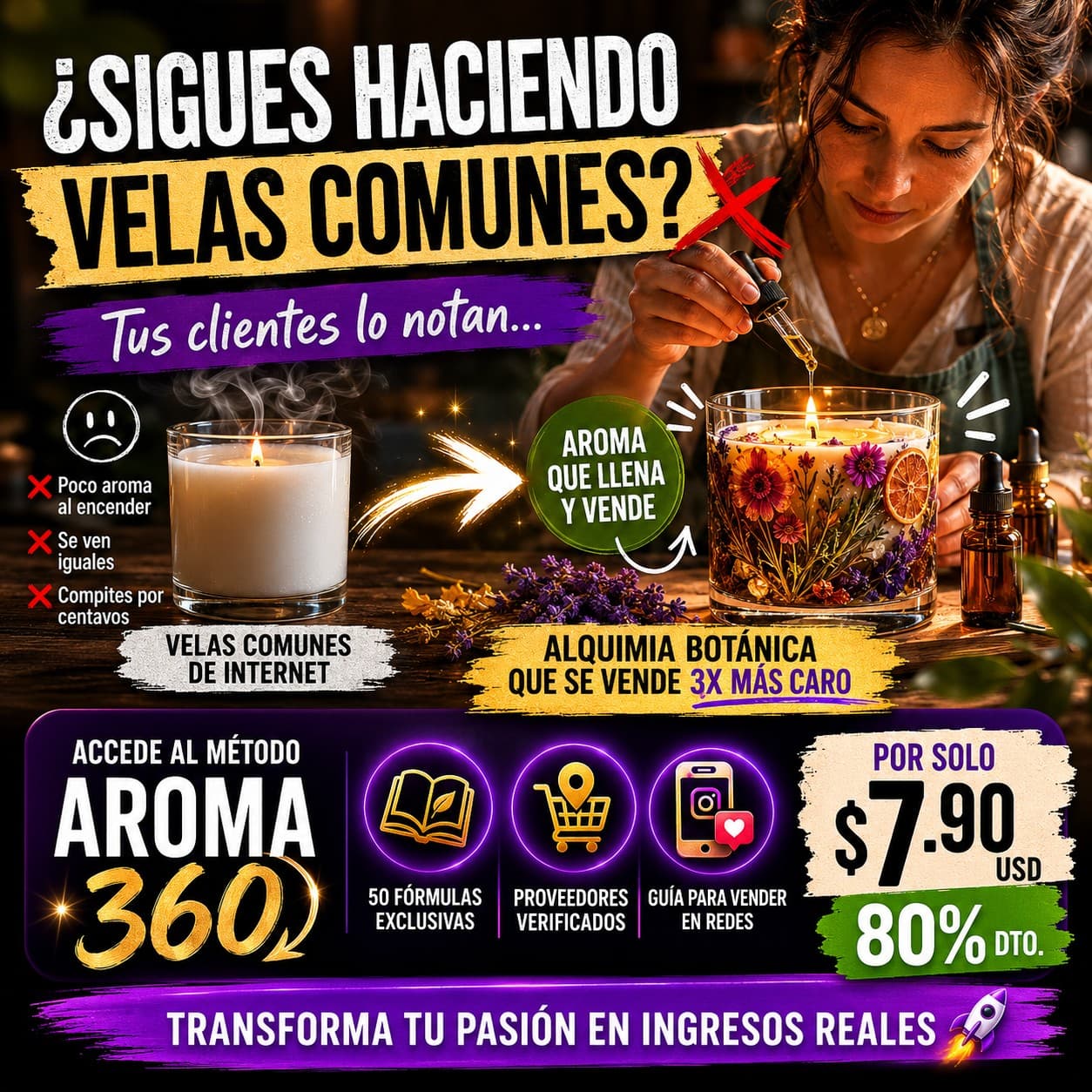 Mujeres Arte y Emprendimiento ad creative, July 2026