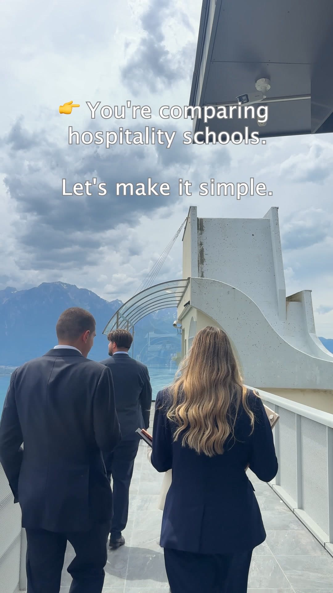 Glion Institute of Higher Education ad creative, July 2026