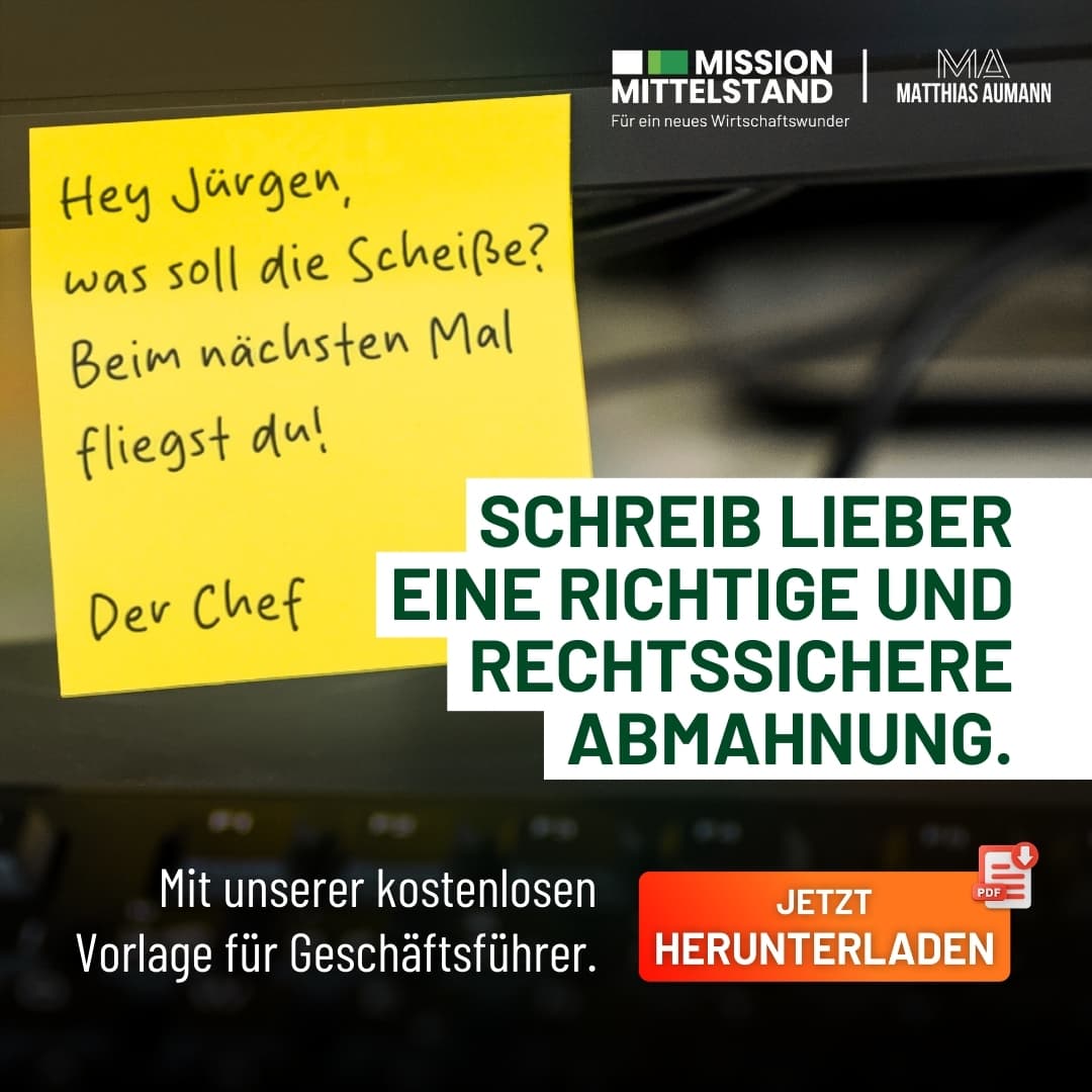 Matthias Aumann ad creative, July 2026