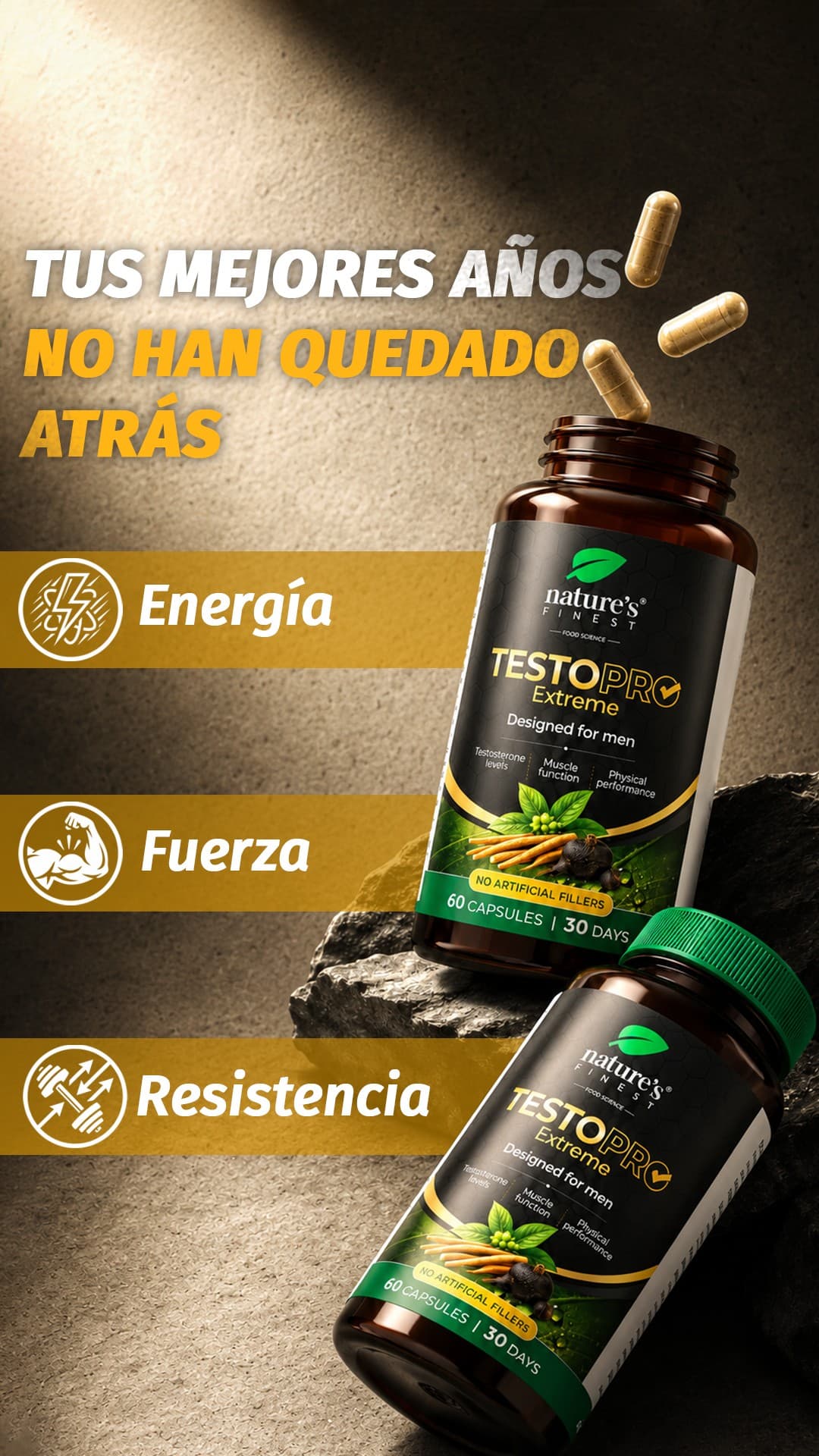 Nature's Finest España ad creative, July 2026