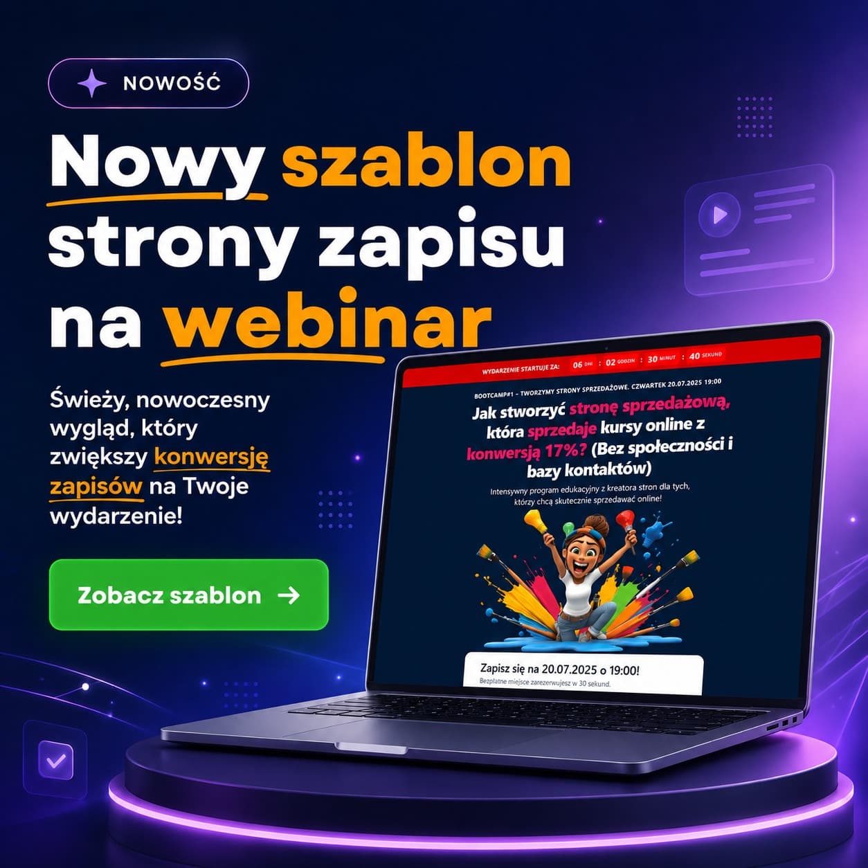 Web To Learn ad creative, July 2026