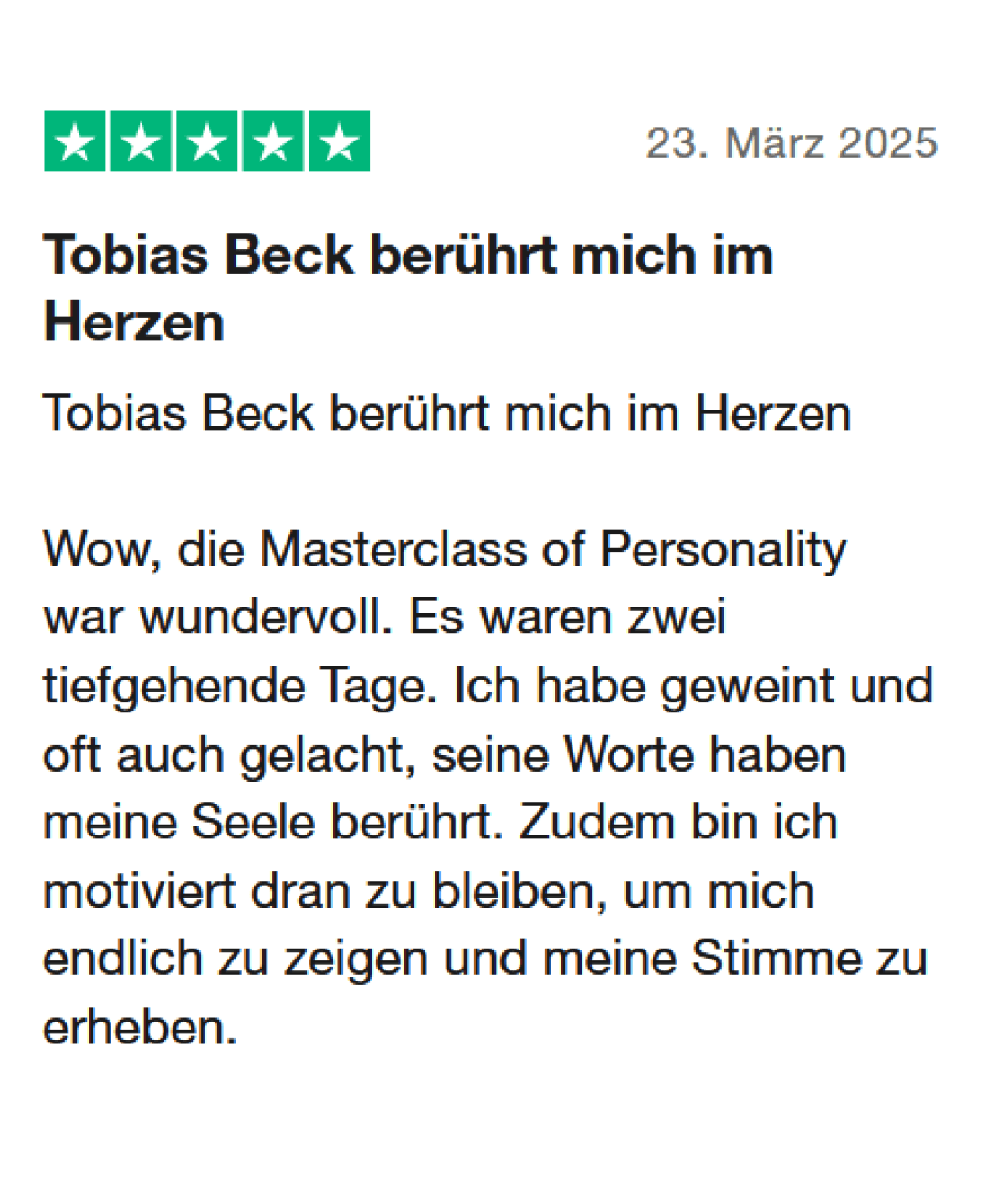Facebook ad by Tobias Beck