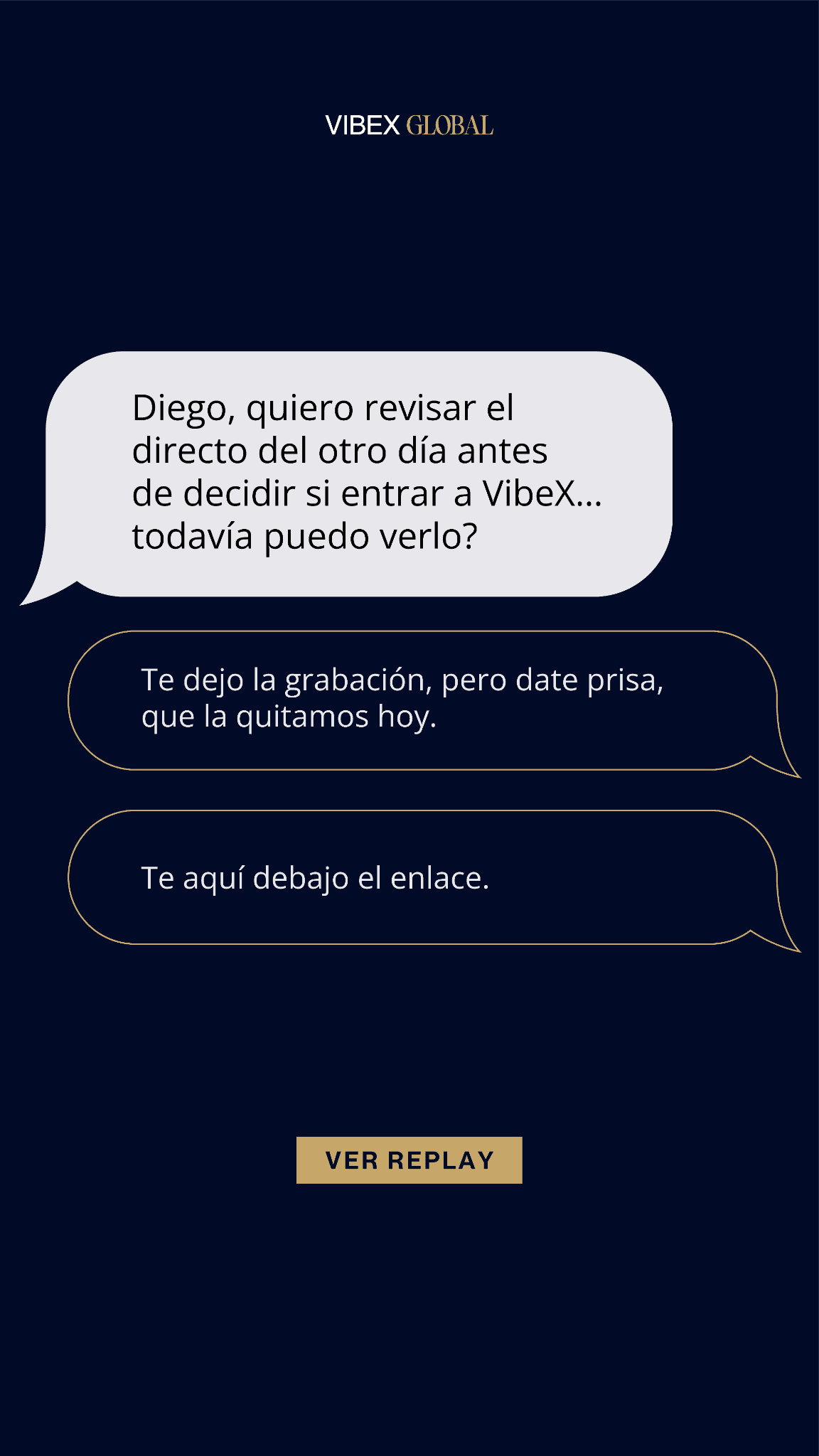 Diego Moya ad creative, July 2026