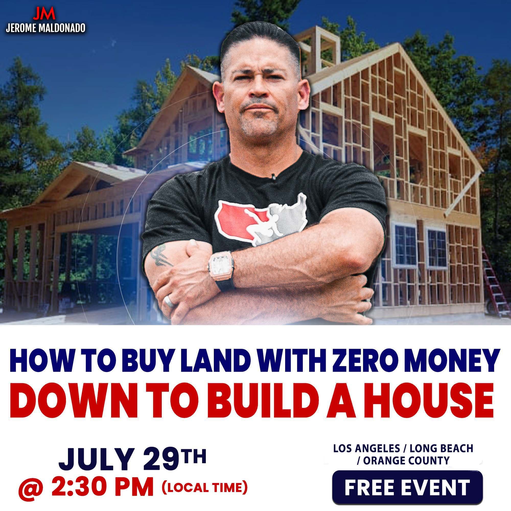 Jerome Maldonado Build Wealth ad creative, July 2026