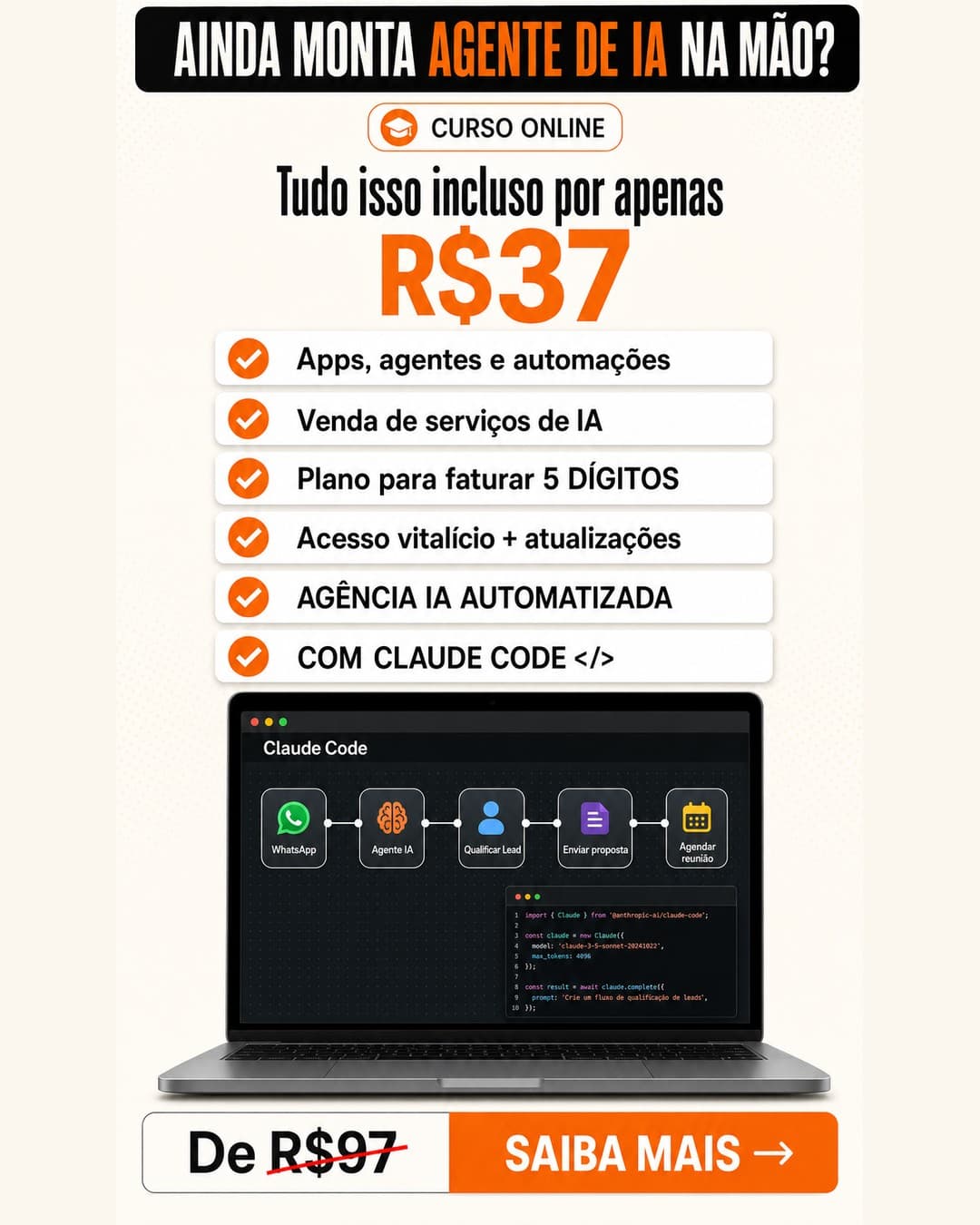 Rafael Castro ad creative, July 2026