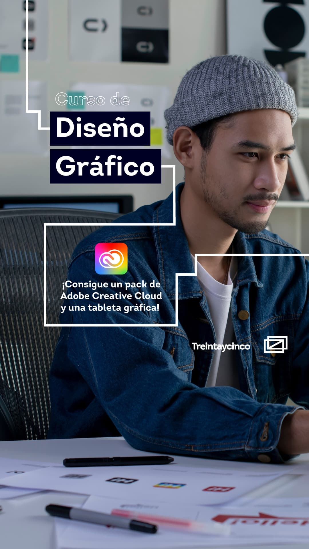 Facebook ad by Treintaycinco mm escuela