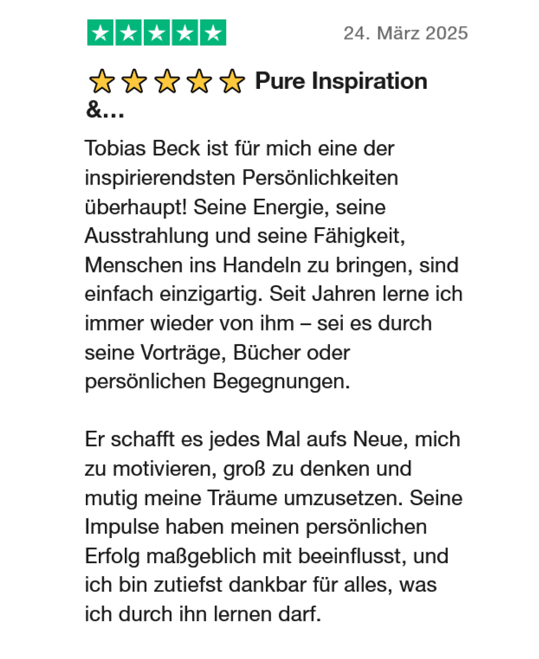 Facebook ad by Tobias Beck