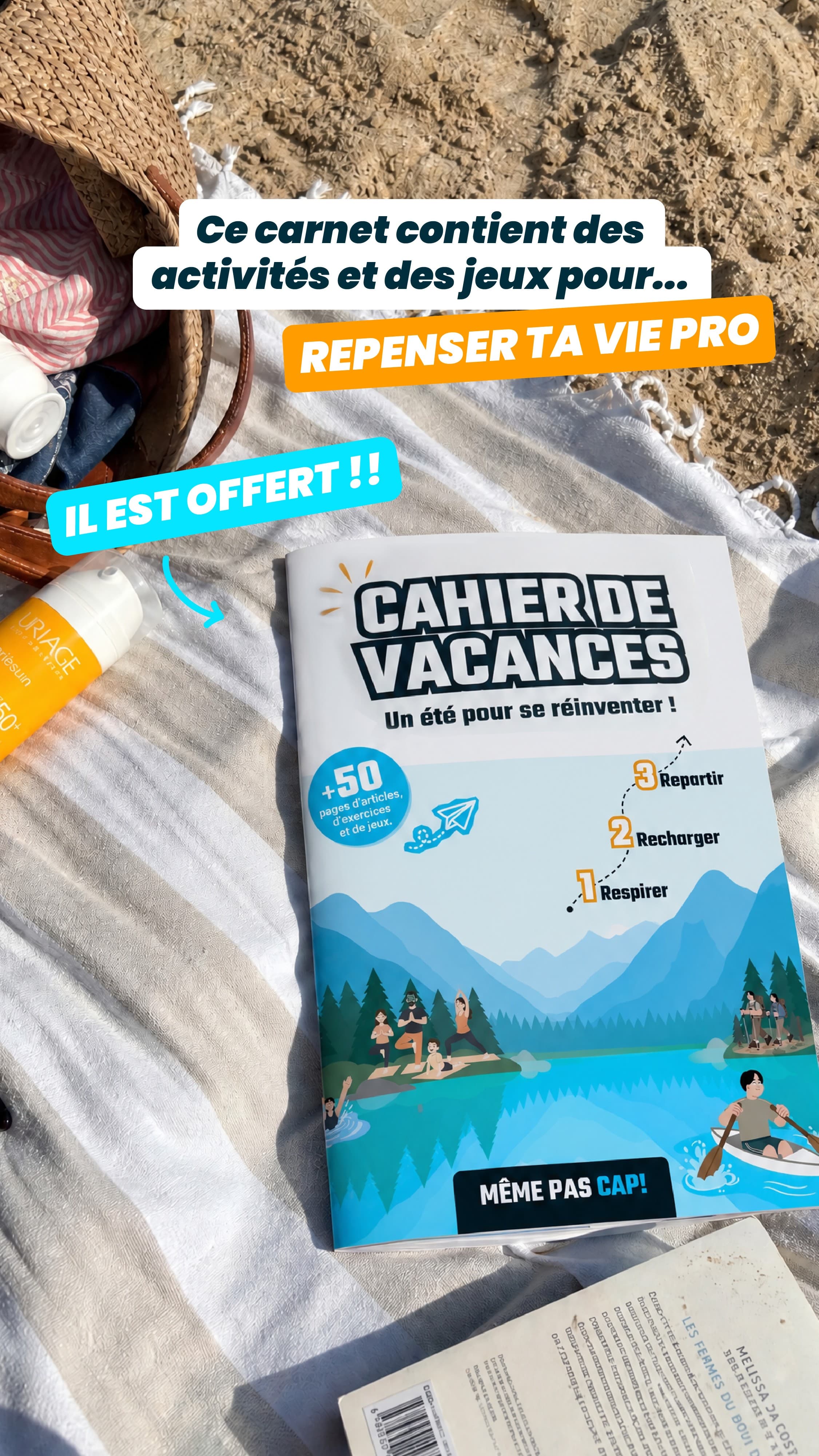 Même Pas Cap ad creative, July 2026