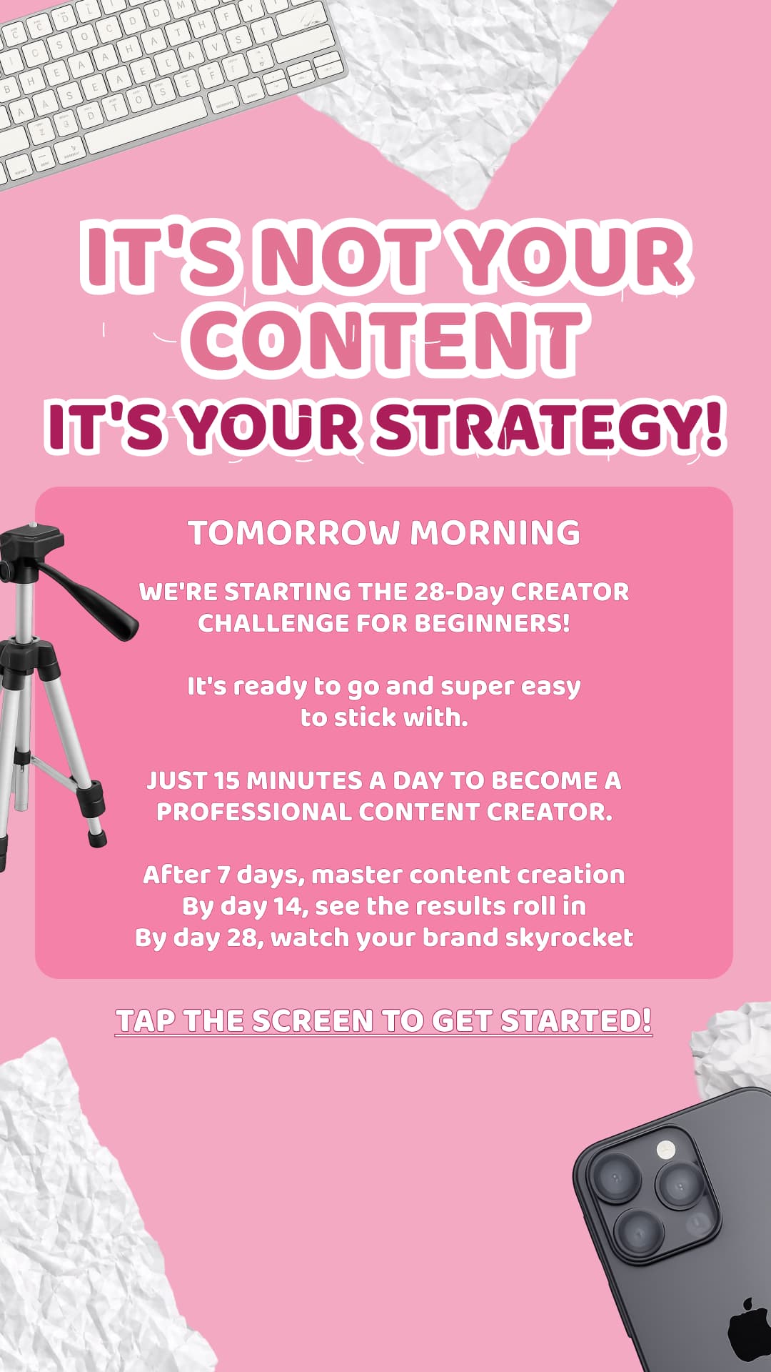 Creator Academy ad creative, February 2026