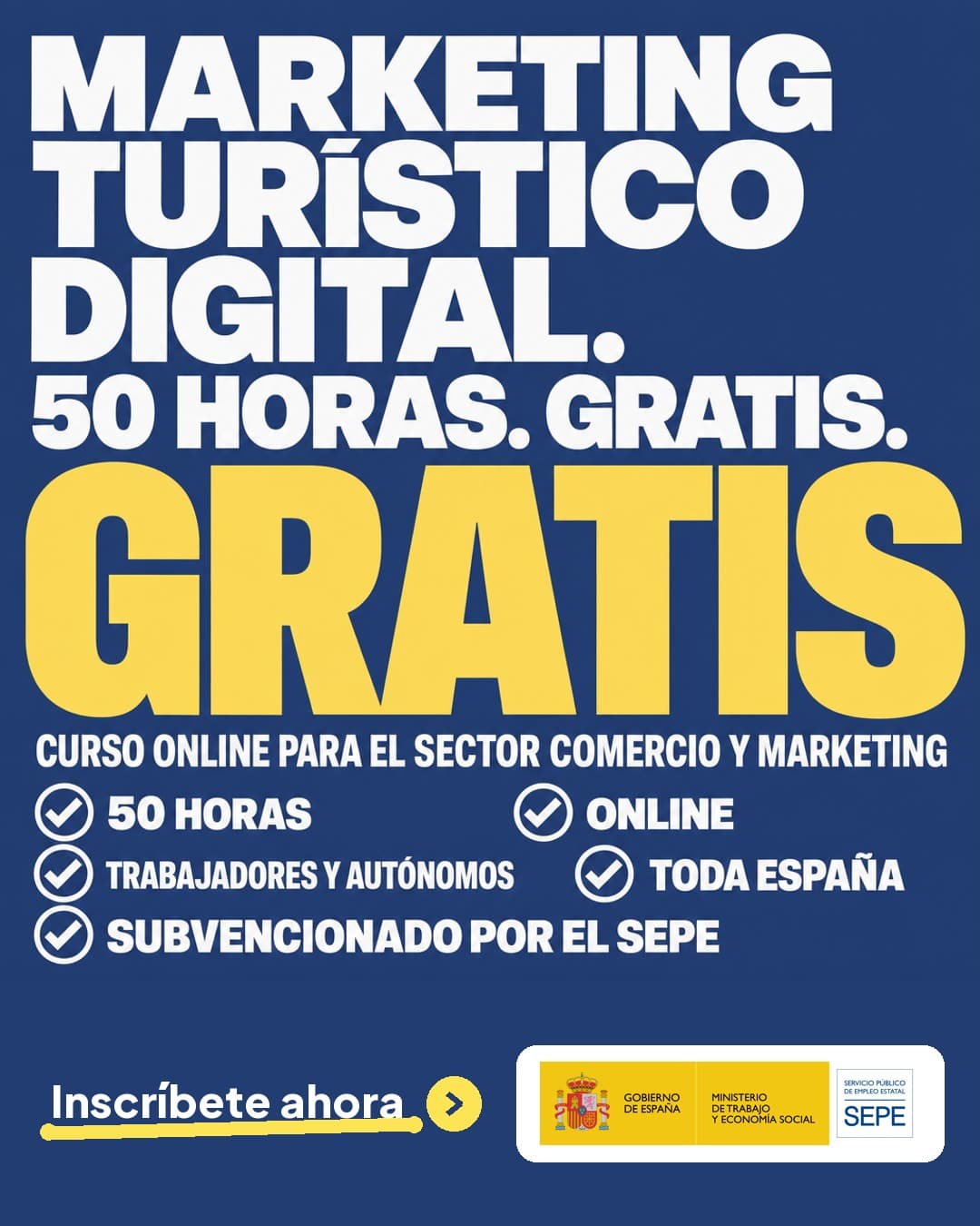 Cursos talentodigital.net ad creative, July 2026