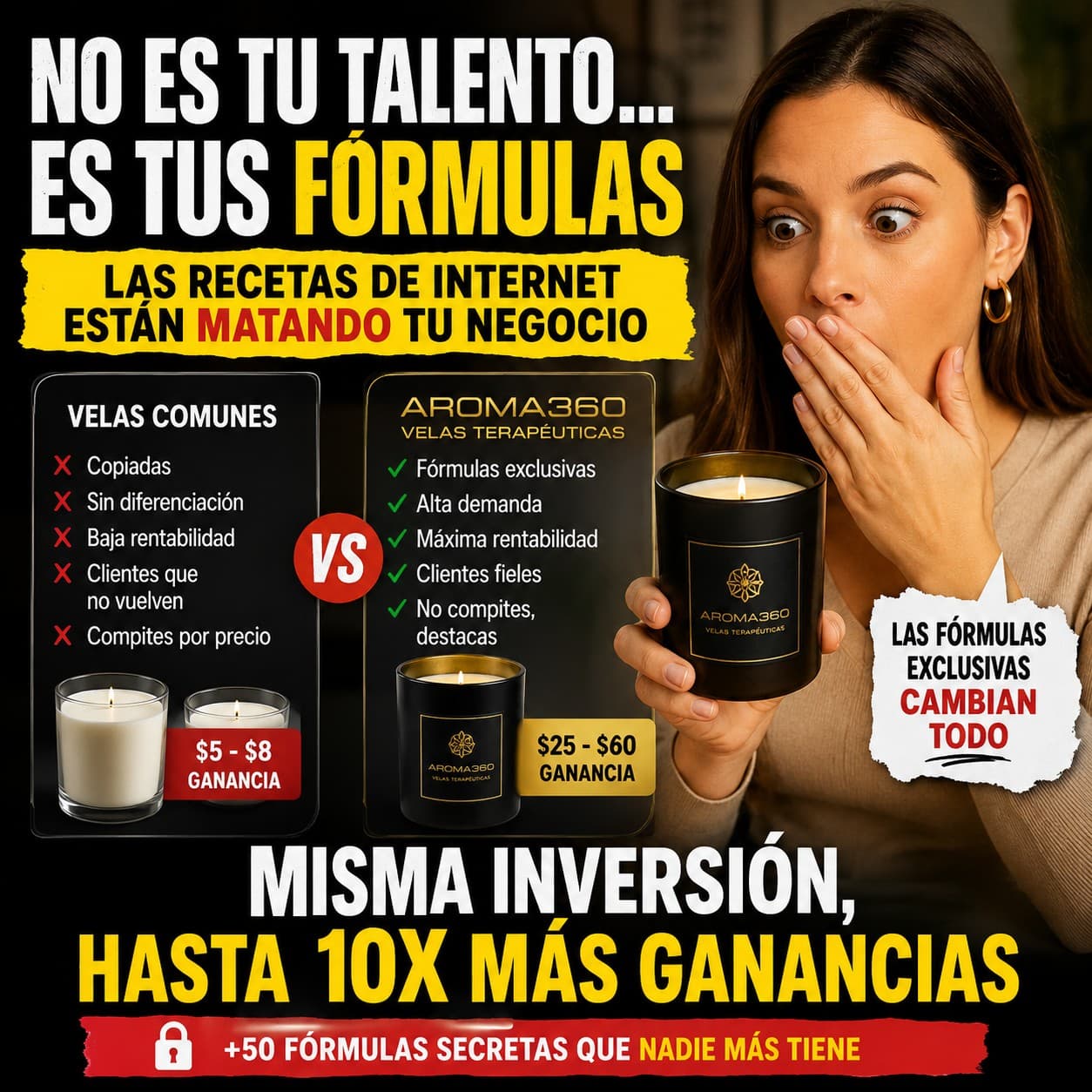 Mujeres Arte y Emprendimiento ad creative, July 2026