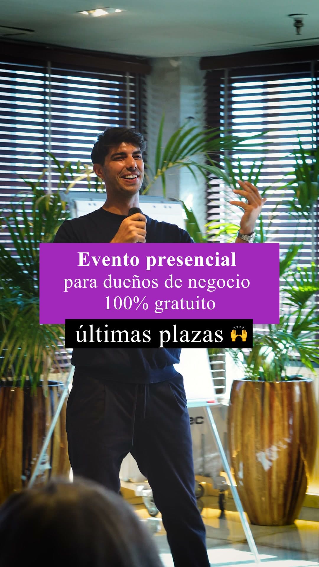 Evento Emprendimiento Madrid ad creative, July 2026