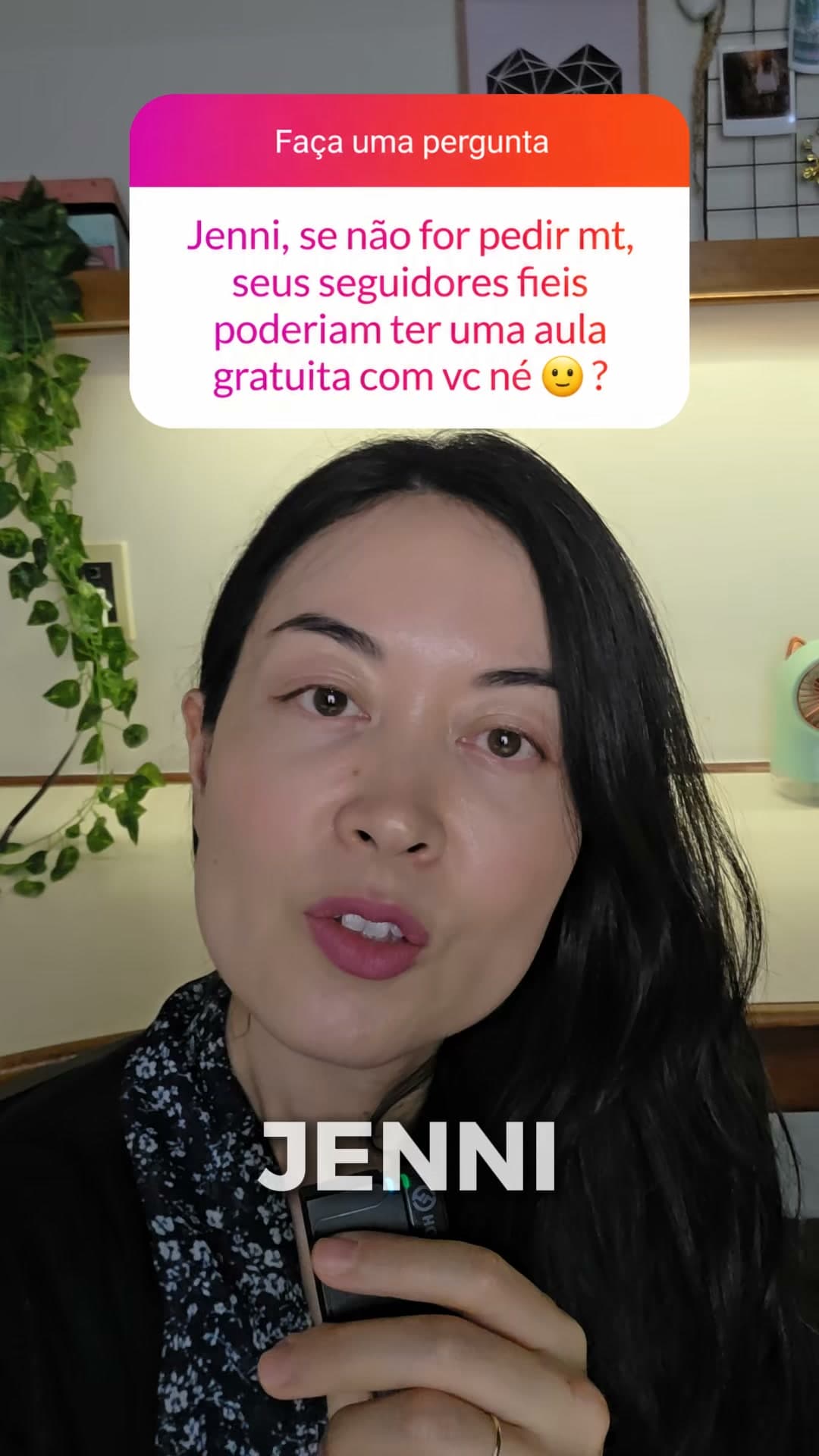 Jornada da Fluência - Japonês com Jenni sensei ad creative, July 2026