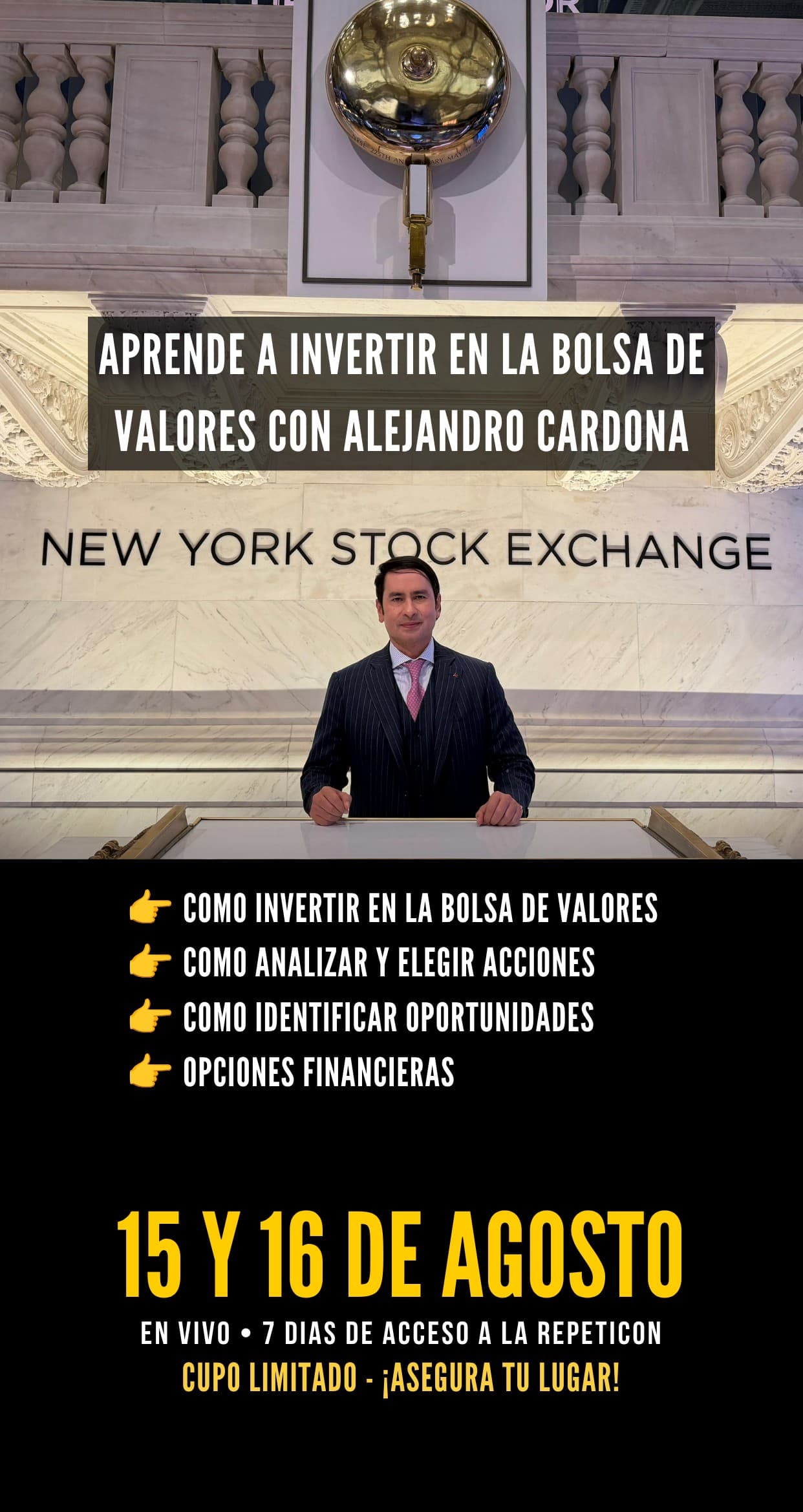 Alejandro Cardona ad creative, July 2026