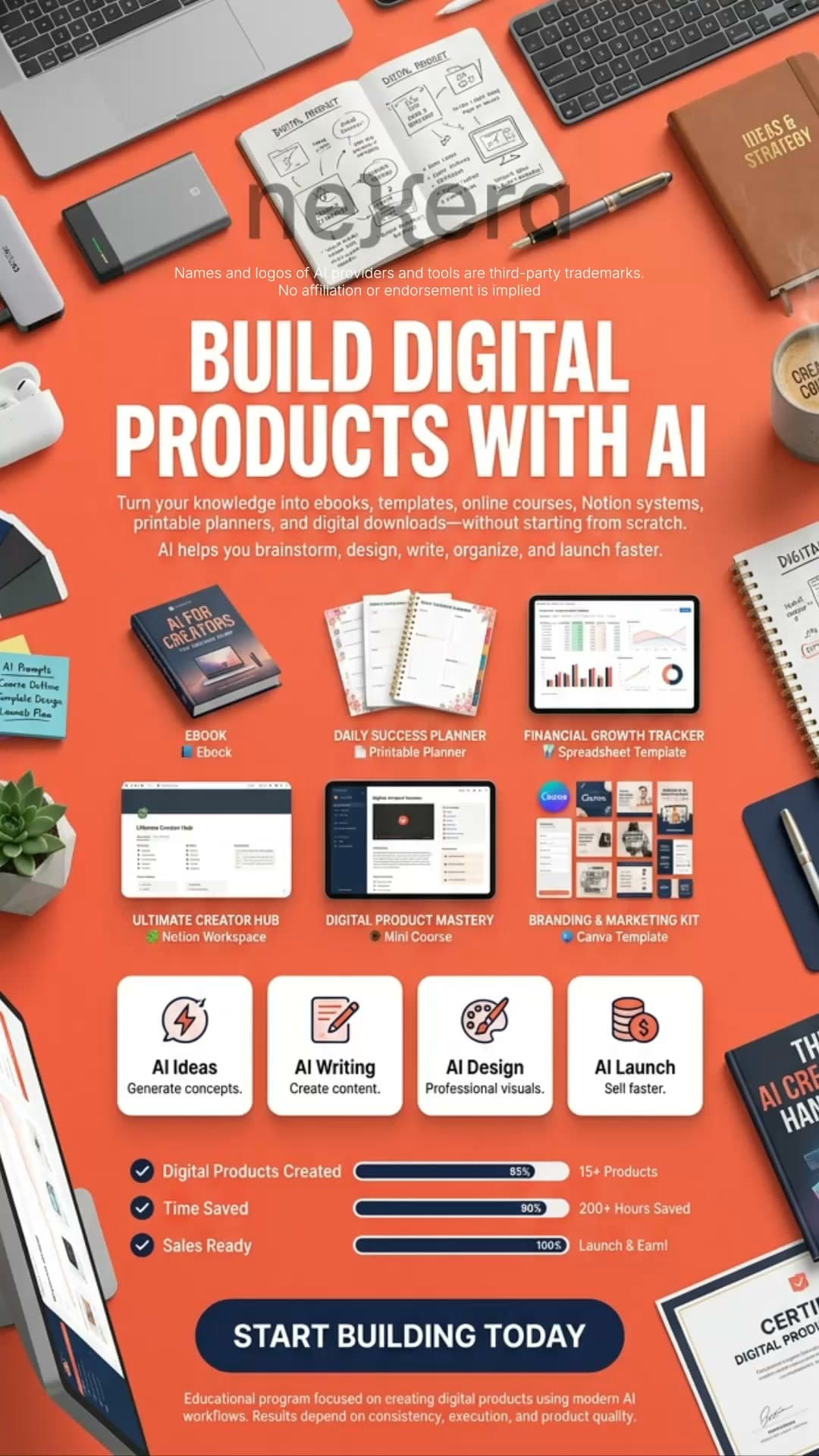 28-Day AI Challenge ad creative, July 2026