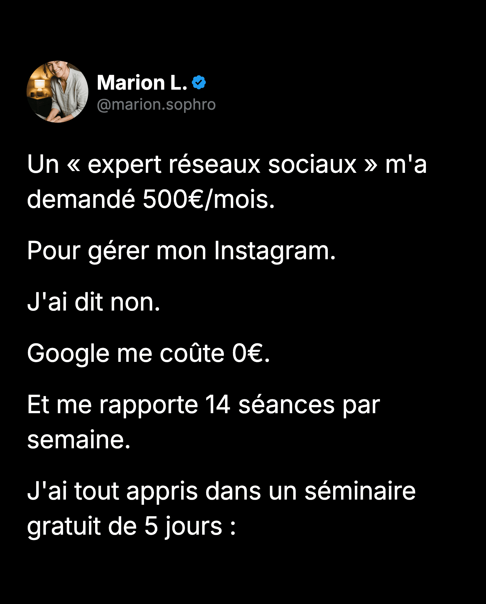 Facebook ad by Quentin et Edouard
