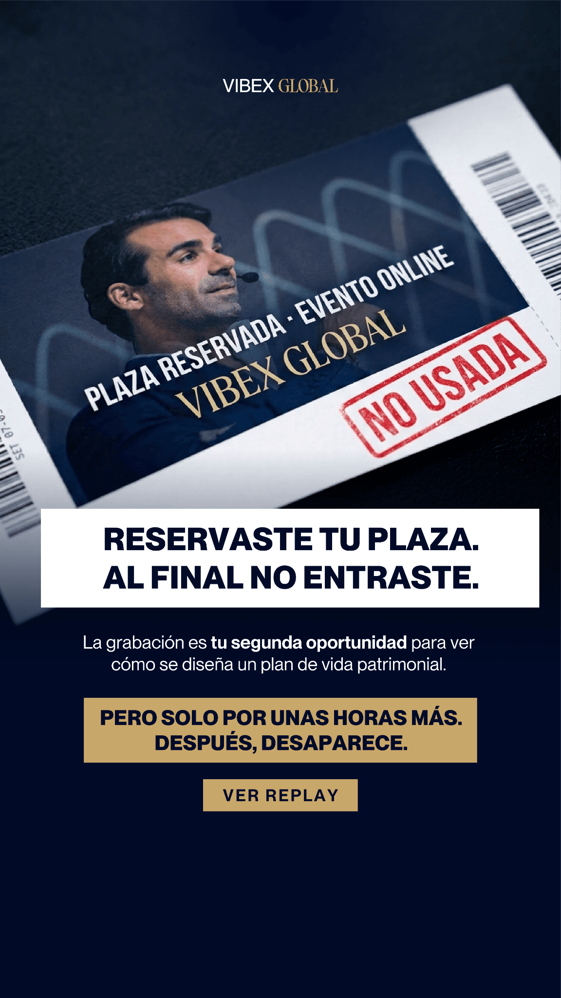 Diego Moya ad creative, July 2026