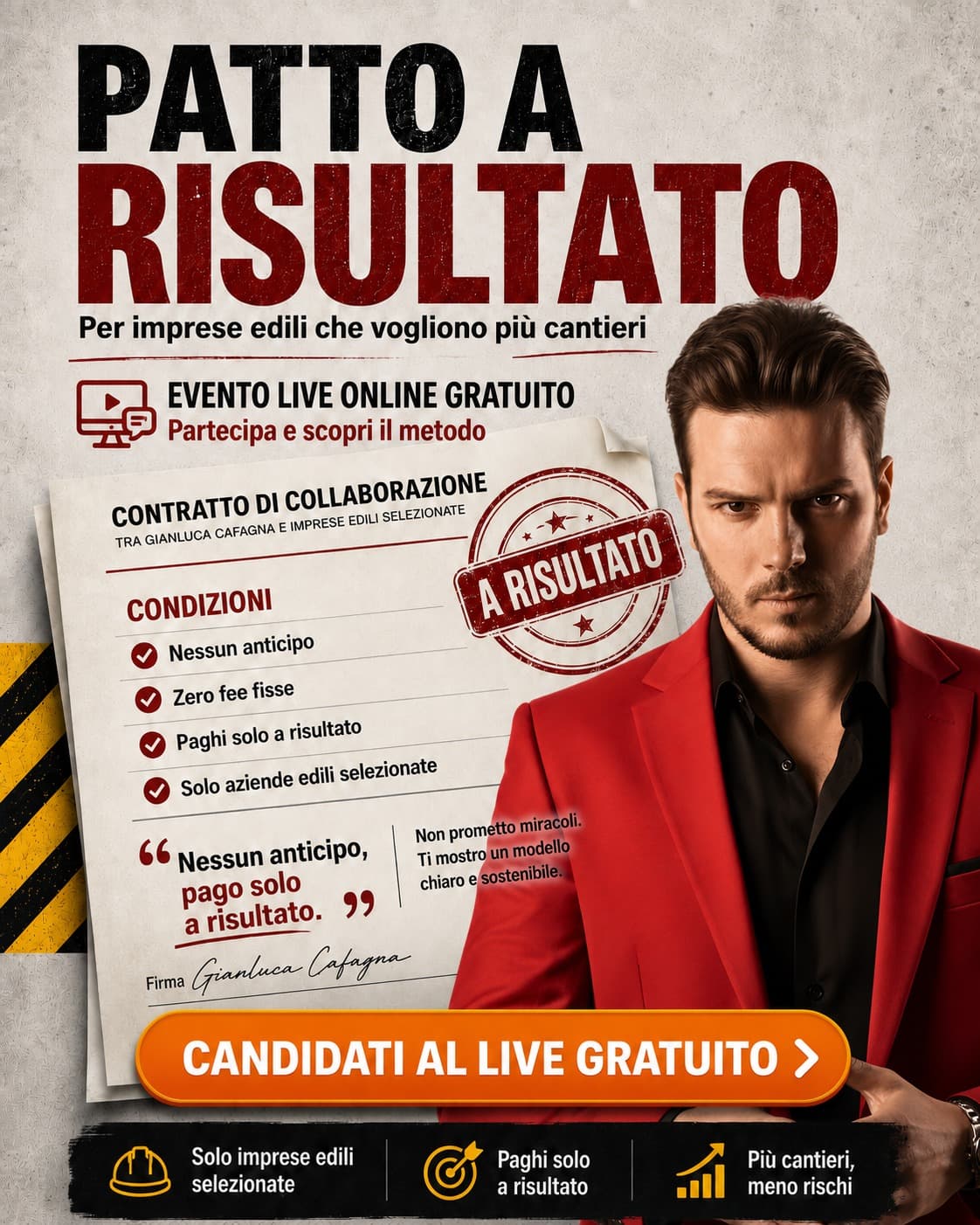 Gianluca Cafagna - Il Boss Dell'Edilizia ad creative, July 2026