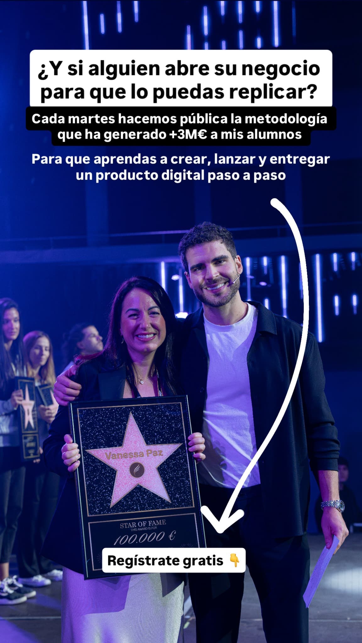 Ad by Incubadora de lanzamientos Backup that leads to this funnel