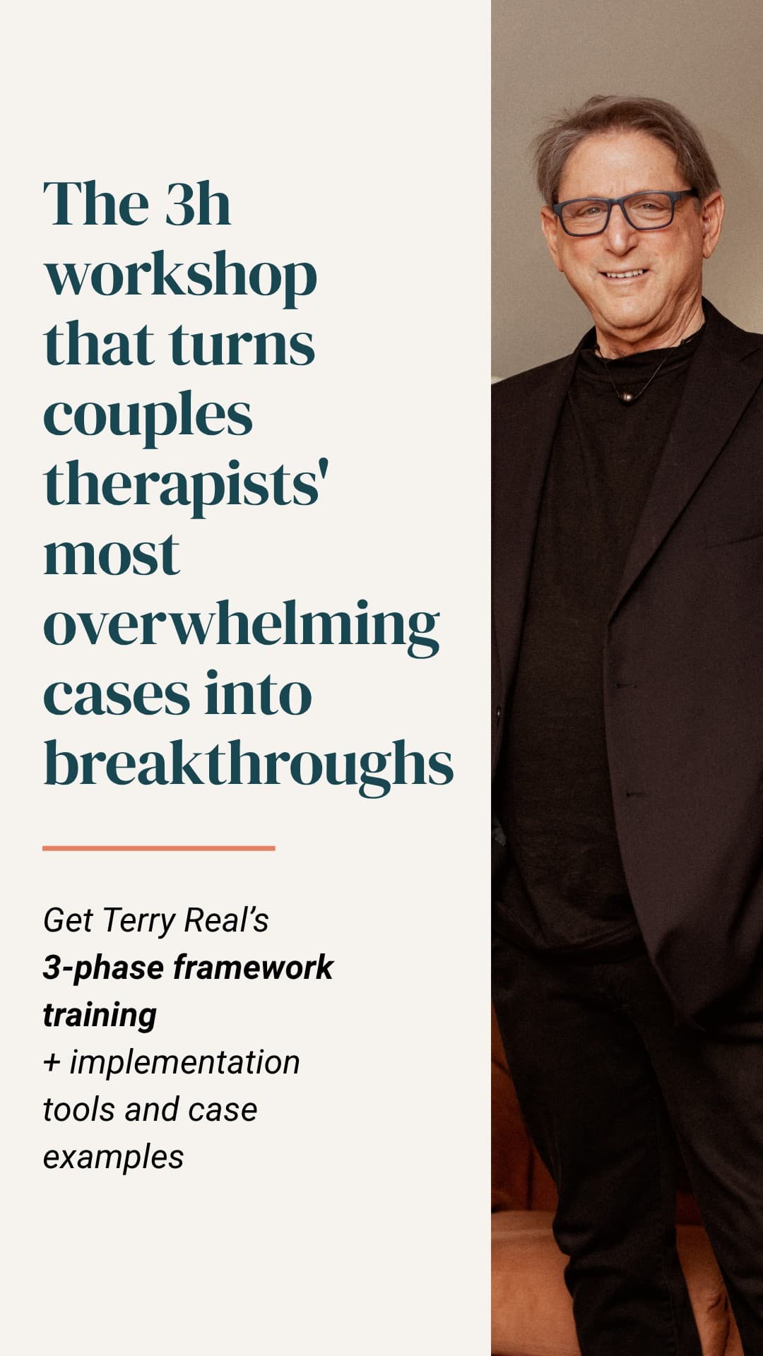 Terry Real - Relational Life Institute ad creative, July 2026