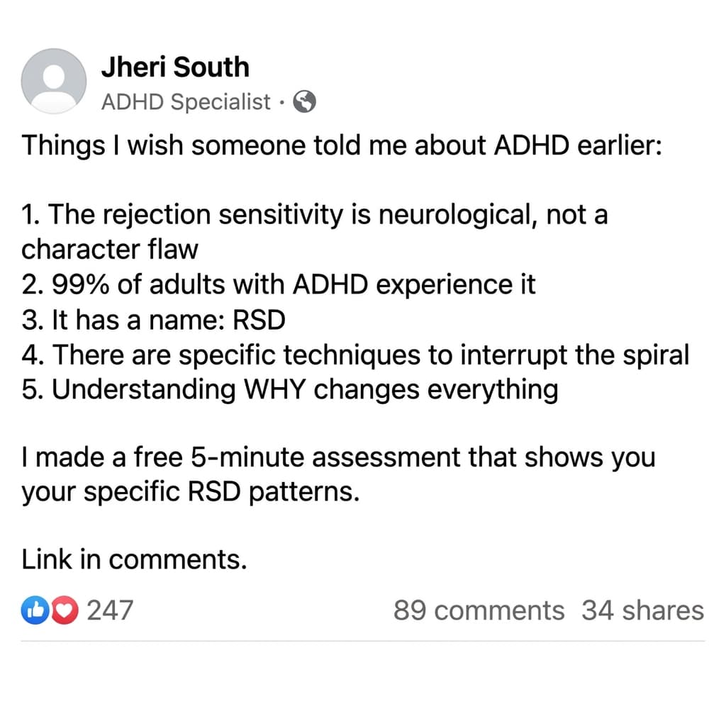 Facebook ad by Jheri South