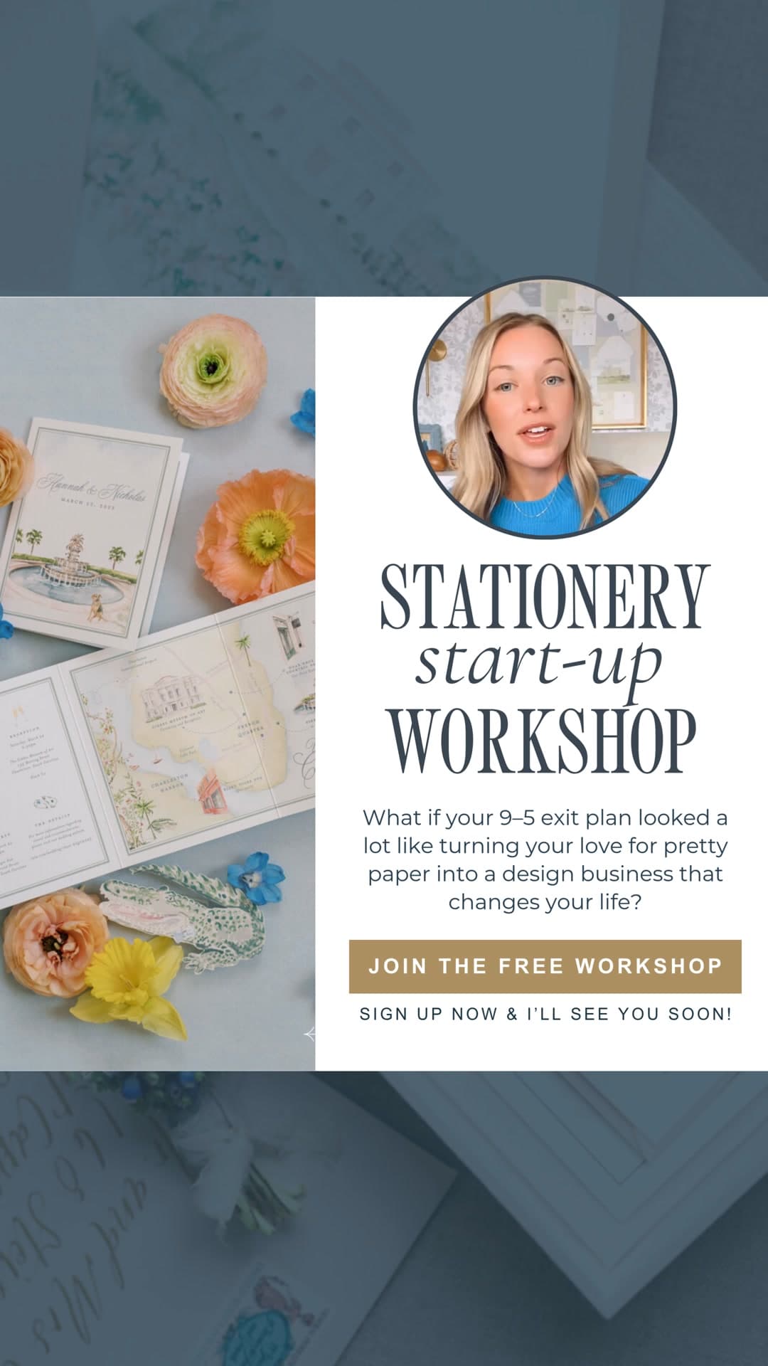 Elisabeth Stuckey Design ad creative, July 2026