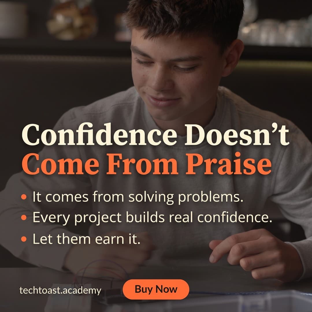 TechToast Academy ad creative, July 2026
