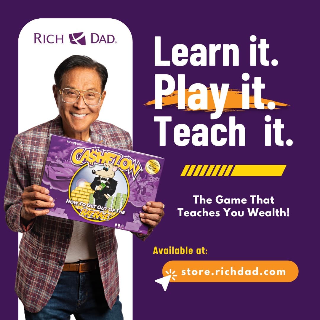 Robert Kiyosaki ad creative, July 2026
