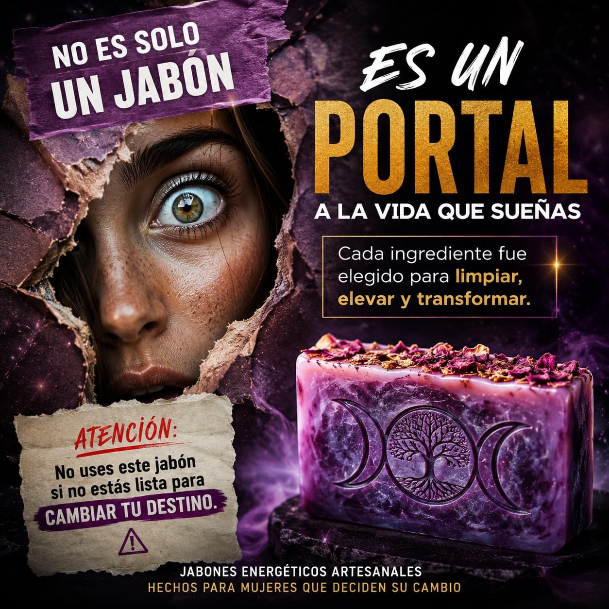 Mujeres Arte y Emprendimiento ad creative, July 2026