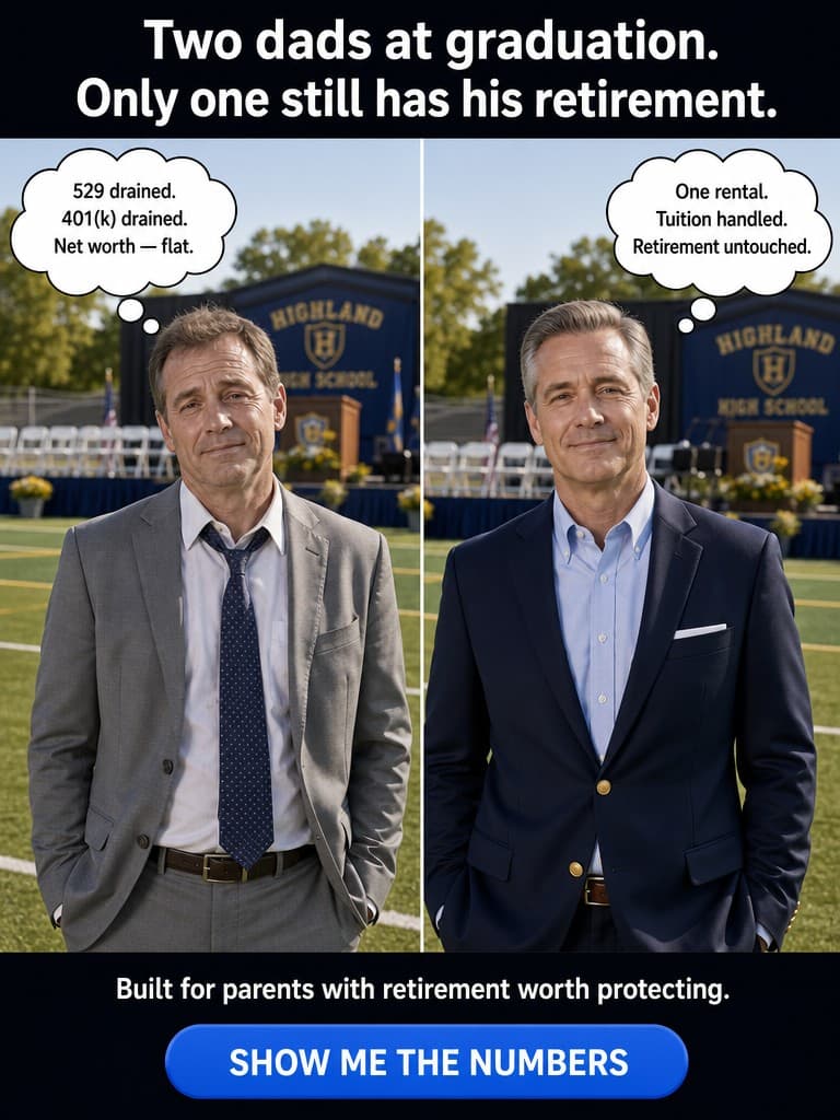 College Funding Education ad creative, July 2026