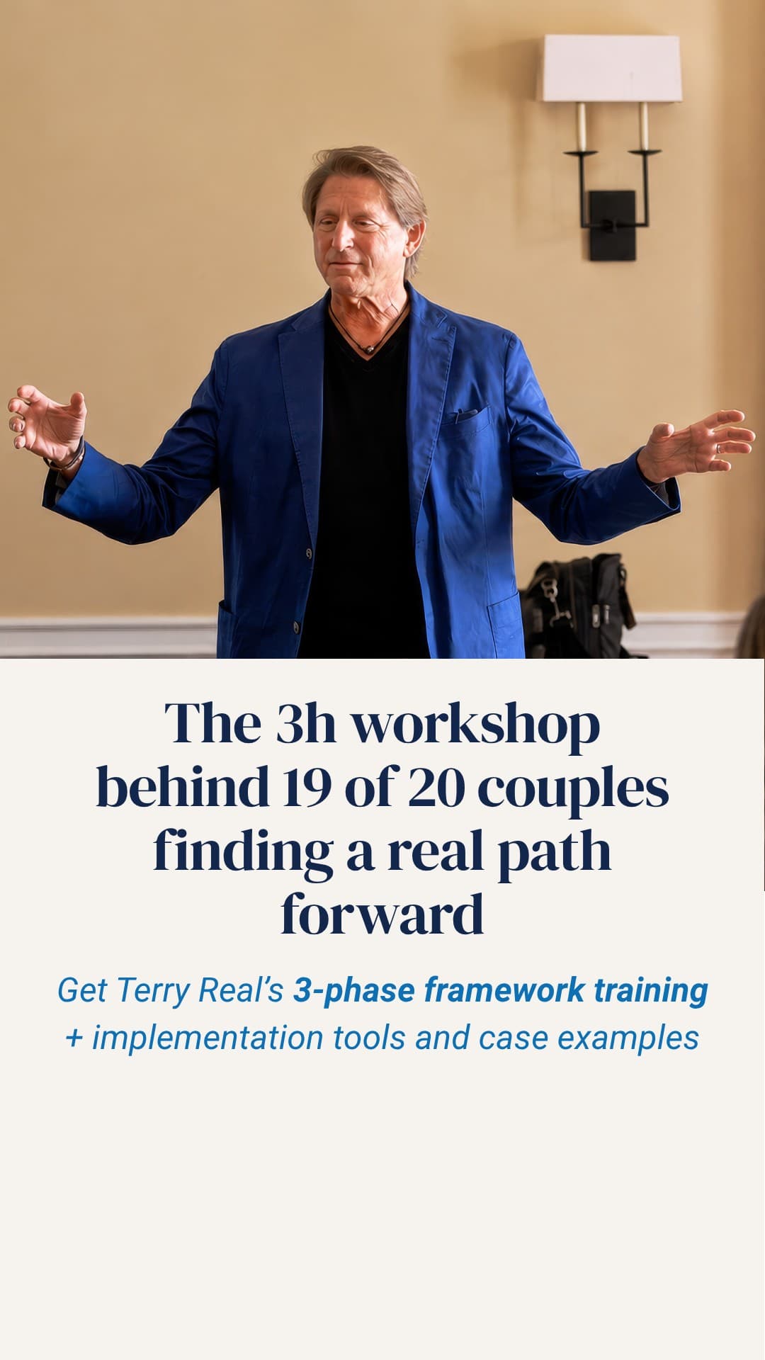 Terry Real - Relational Life Institute ad creative, July 2026