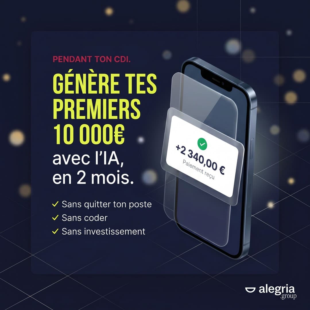 Alegria.group ad creative, July 2026