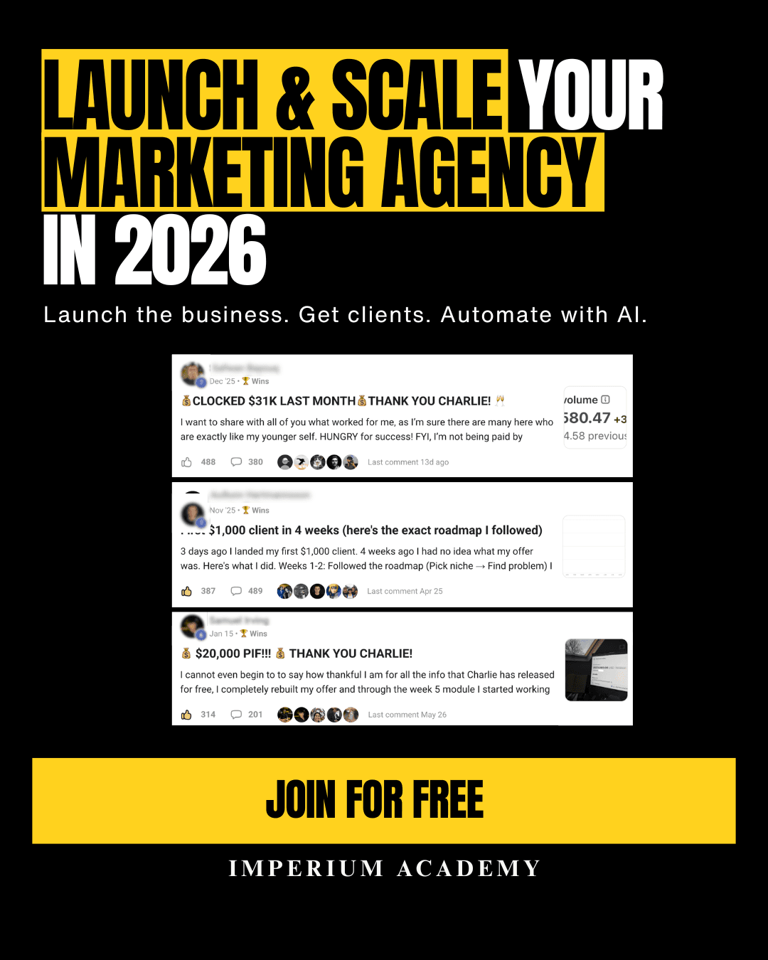 Charlie Morgan ad creative, July 2026