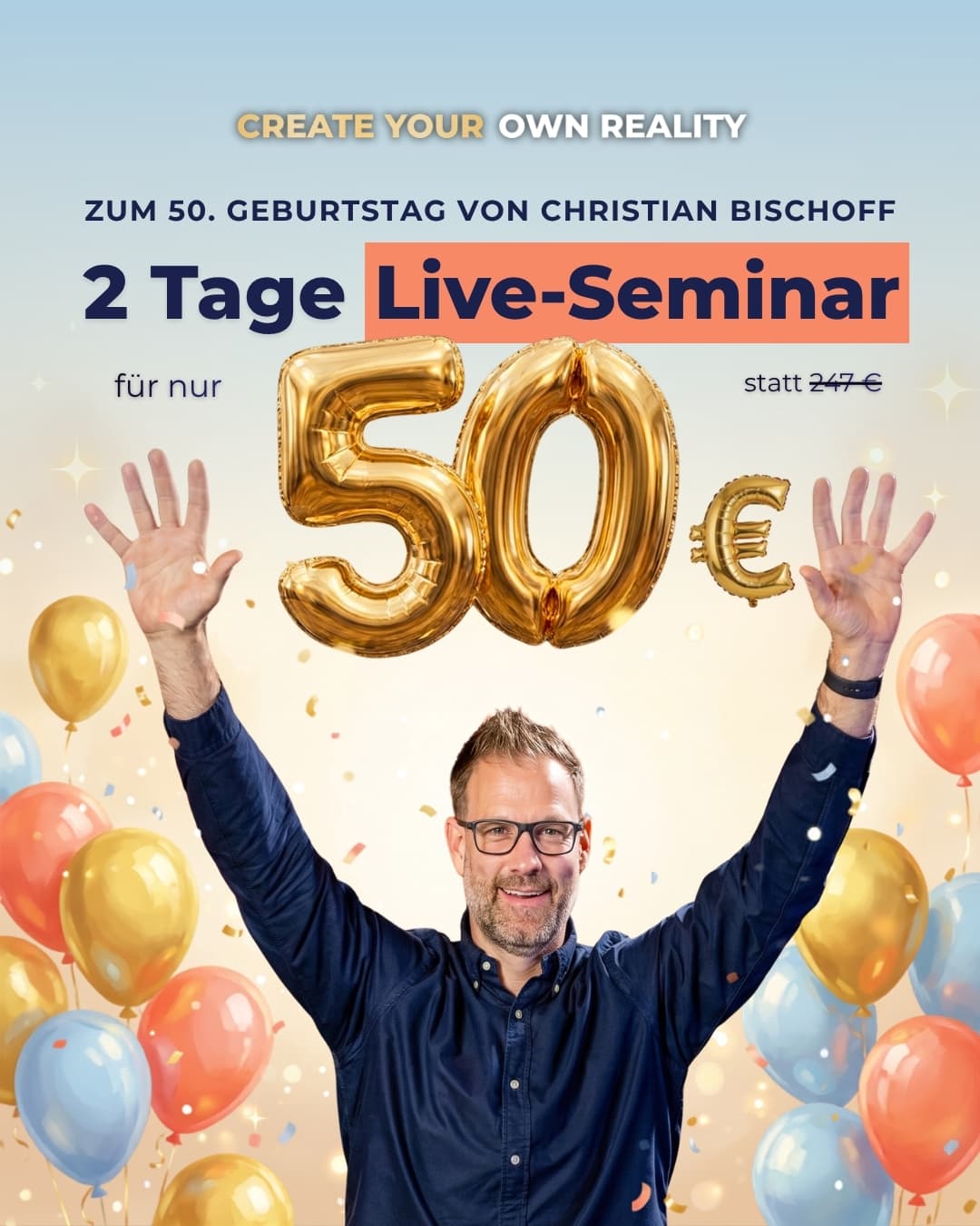Christian Bischoff ad creative, July 2026