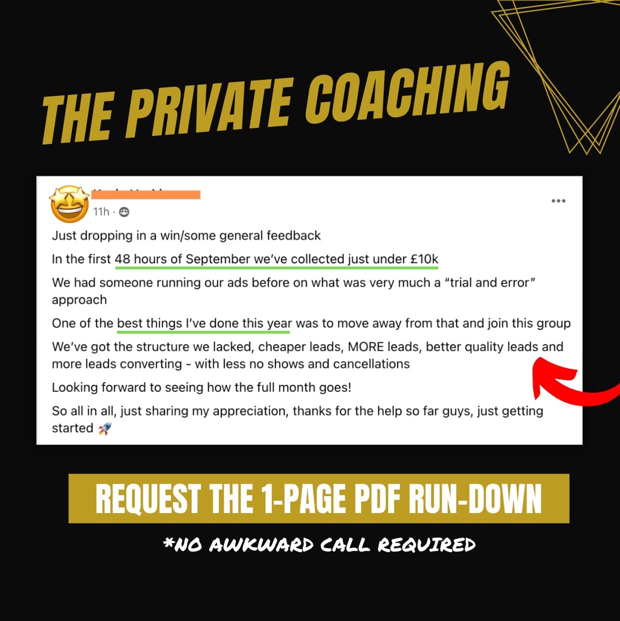 Facebook ad by Neil Shoney