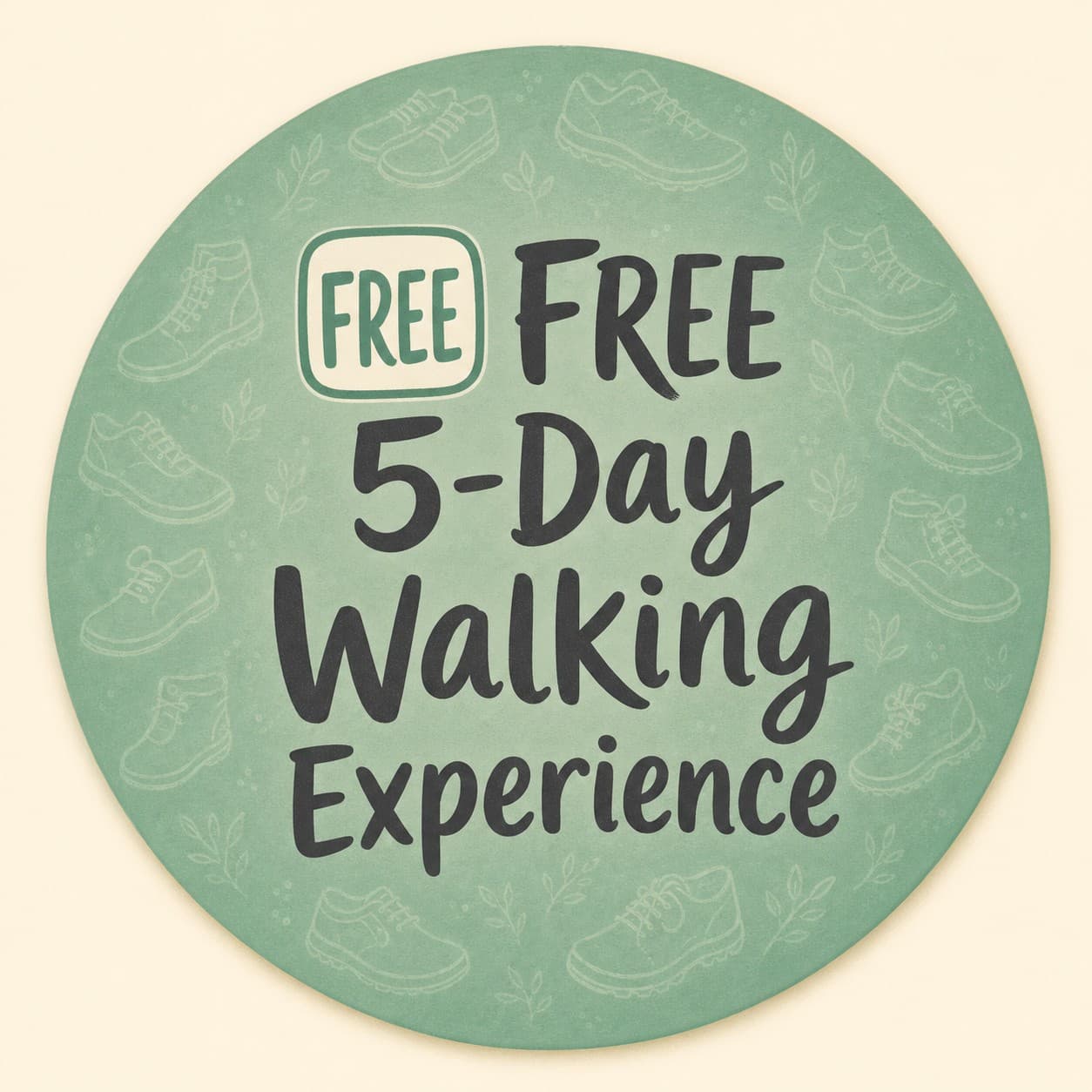 100 Walks ad creative, July 2026