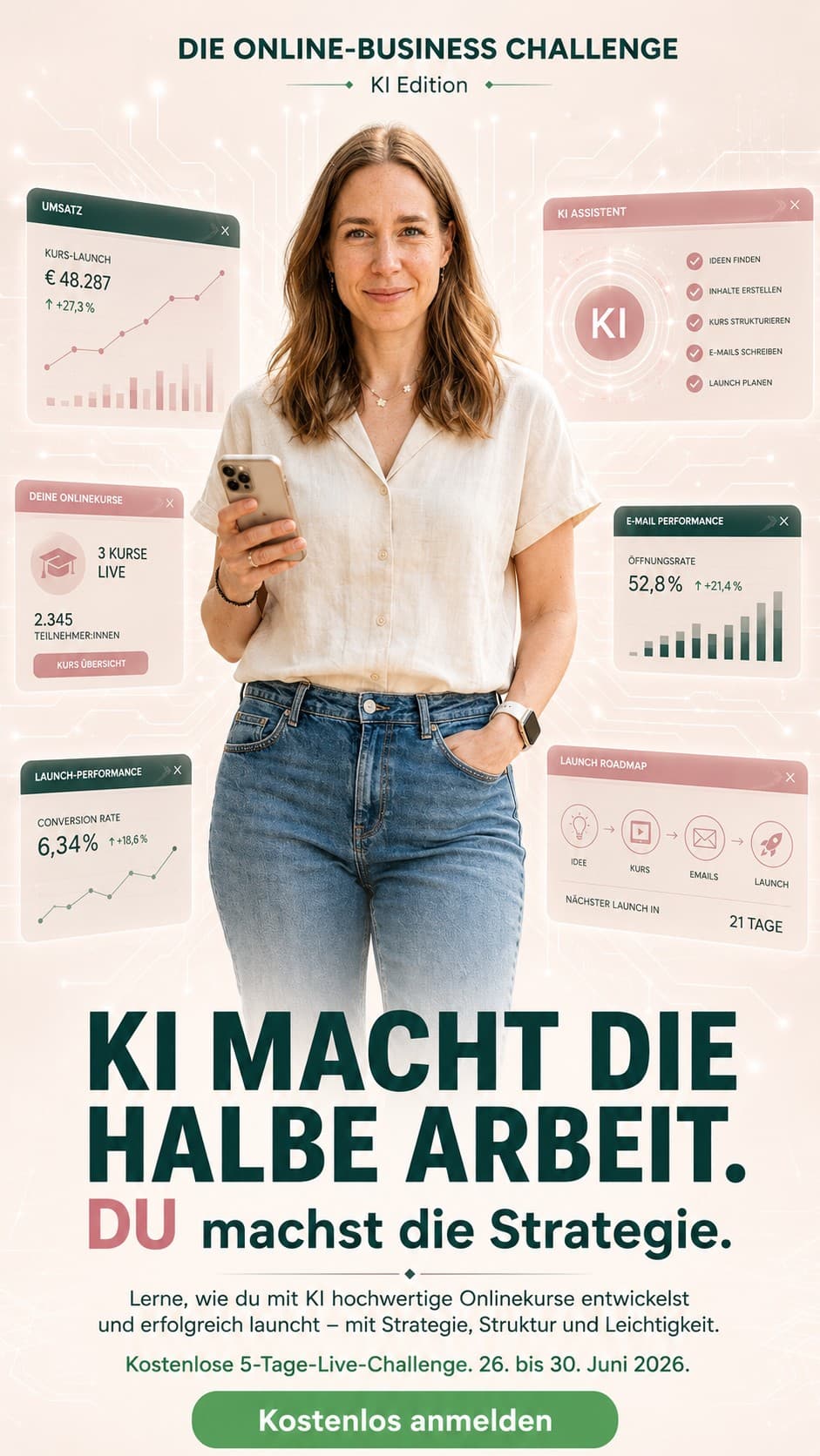 Facebook ad by Katharina Nahm - Launch Mentorin