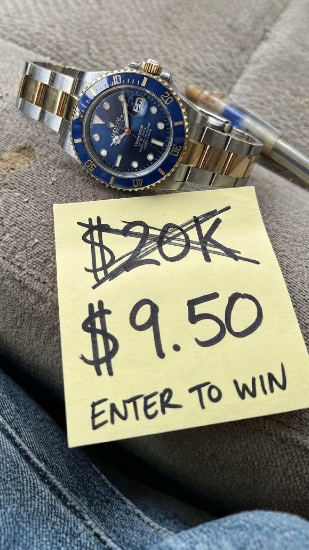 The Watch Society ad creative, July 2026