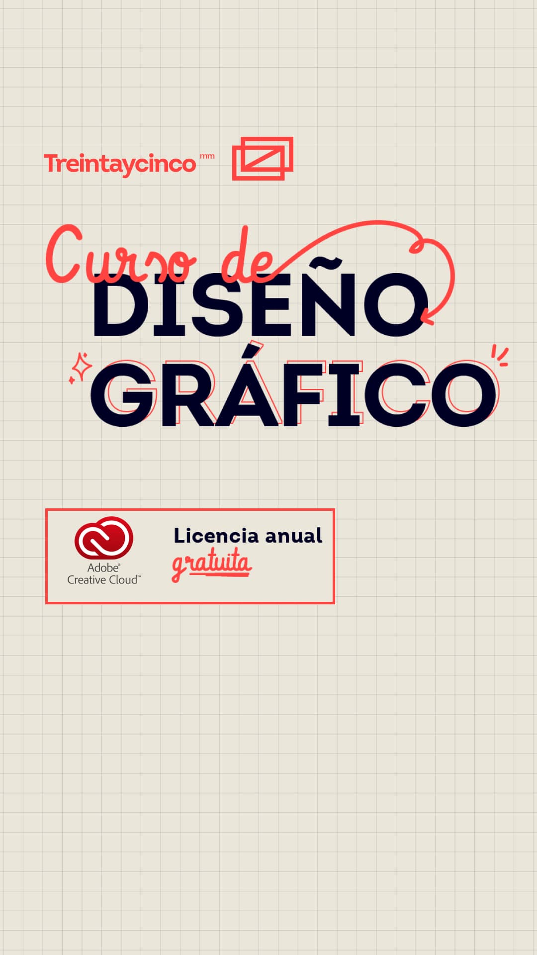 Treintaycinco mm escuela ad creative, July 2026