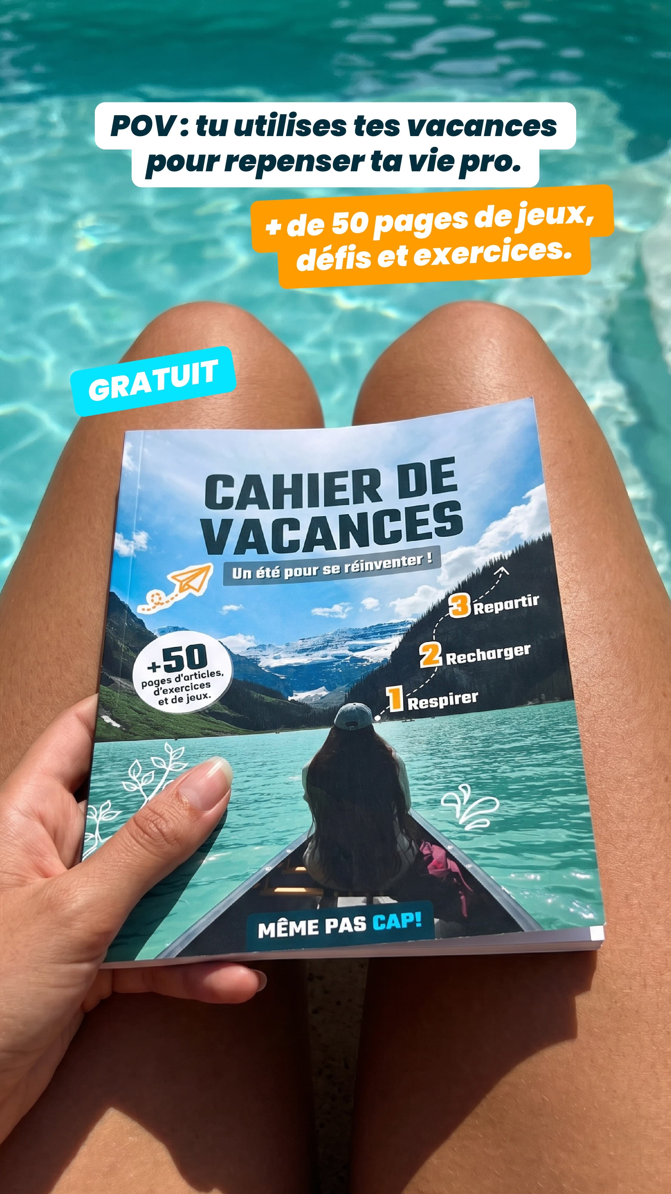 Même Pas Cap ad creative, July 2026