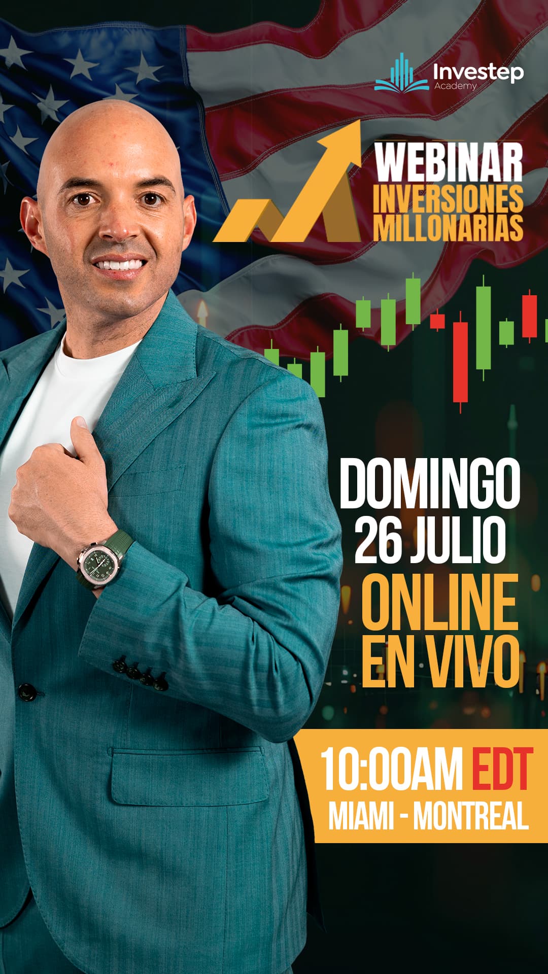 Investep Academy ad creative, July 2026