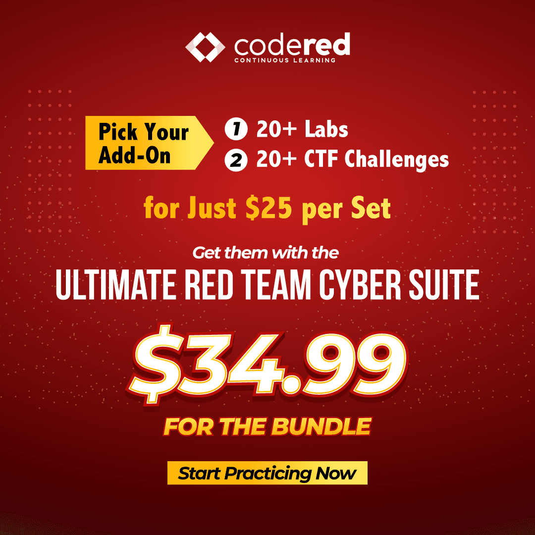CodeRed ad creative, July 2026