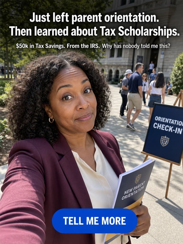 College Funding Education ad creative, July 2026
