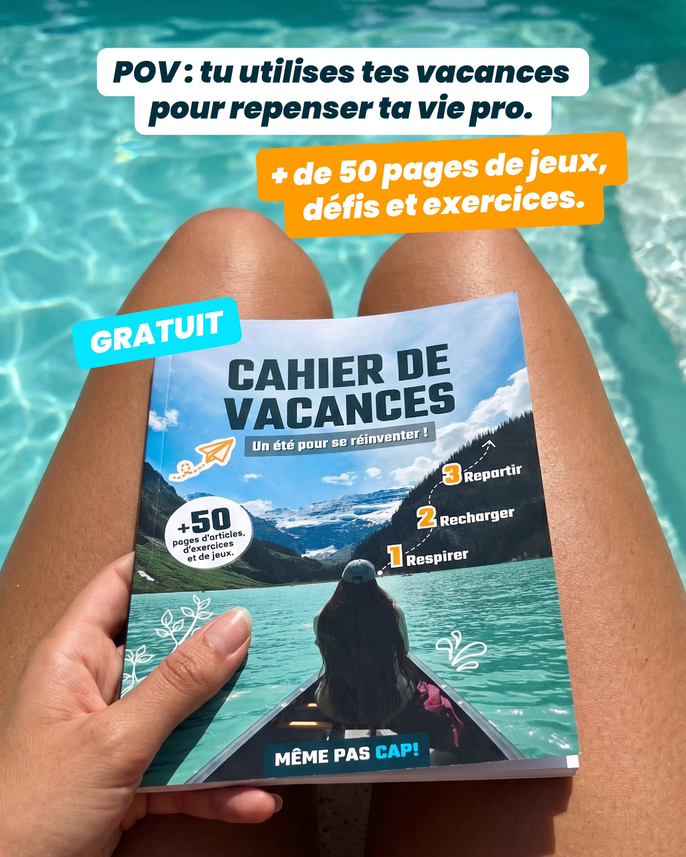 Même Pas Cap ad creative, July 2026
