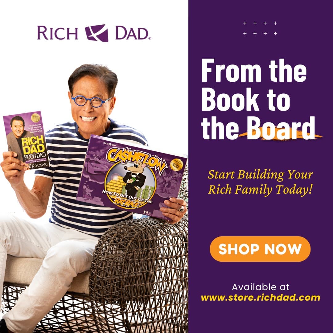 Robert Kiyosaki ad creative, July 2026