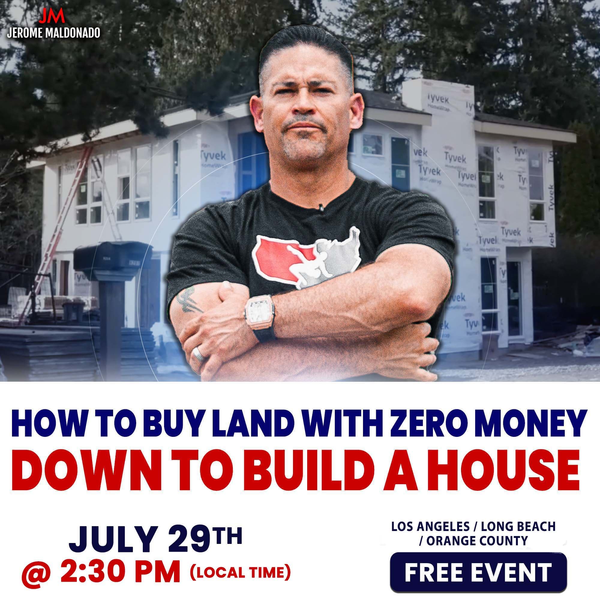 Jerome Maldonado Build Wealth ad creative, July 2026