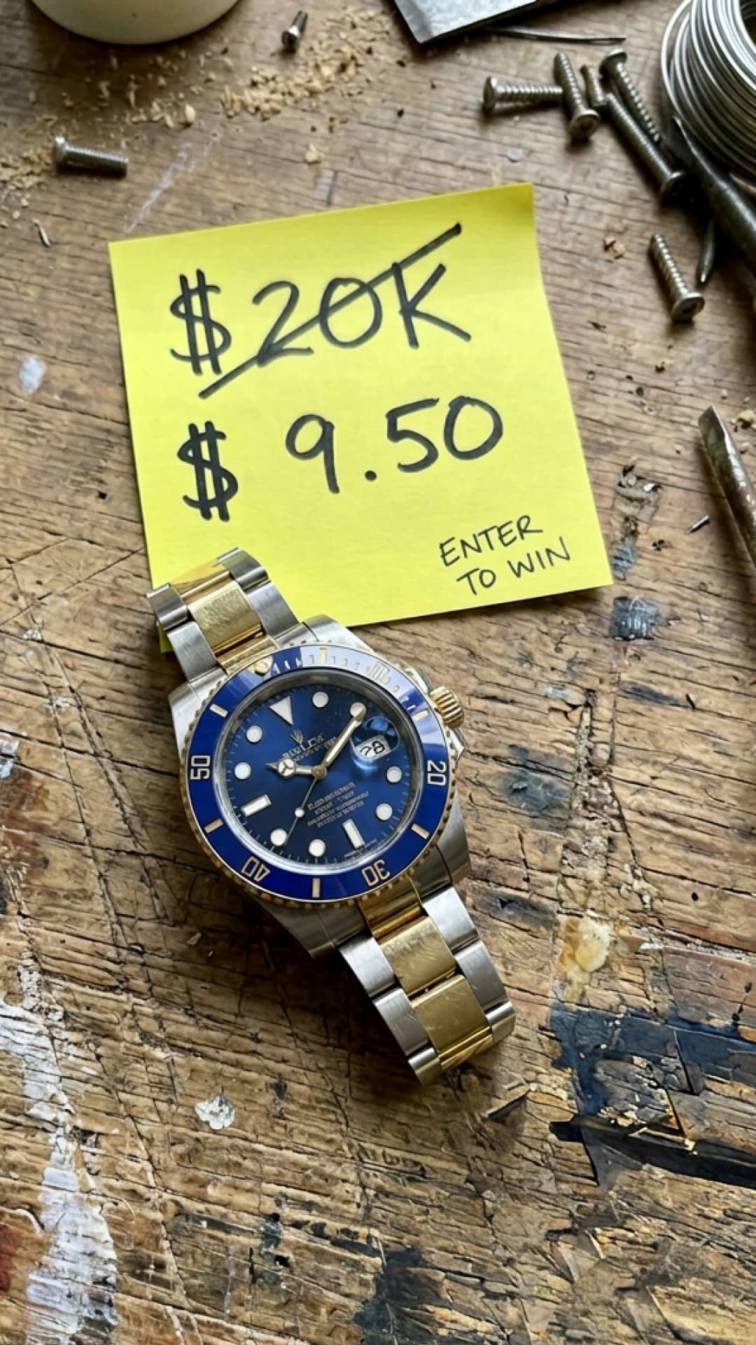The Watch Society ad creative, July 2026