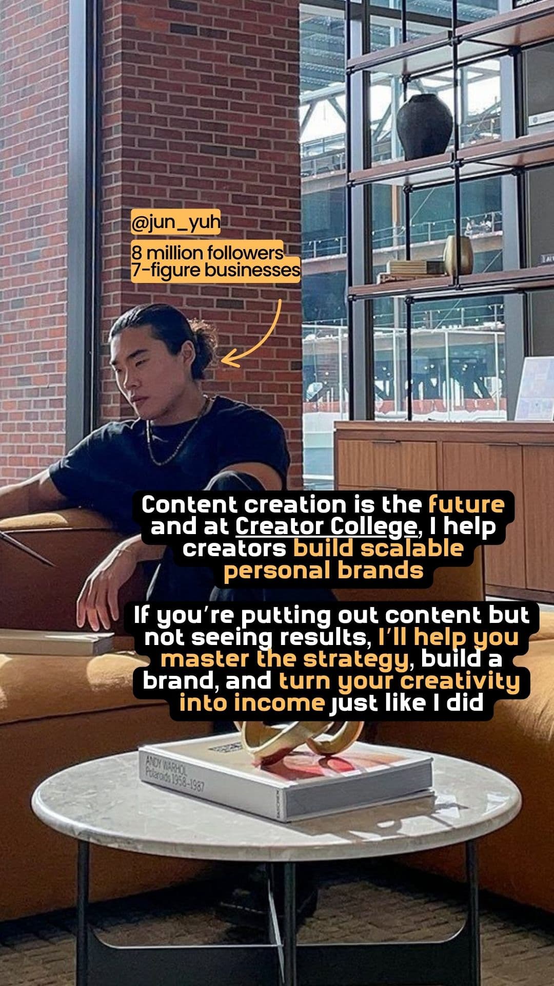 Facebook ad by Jun Yuh